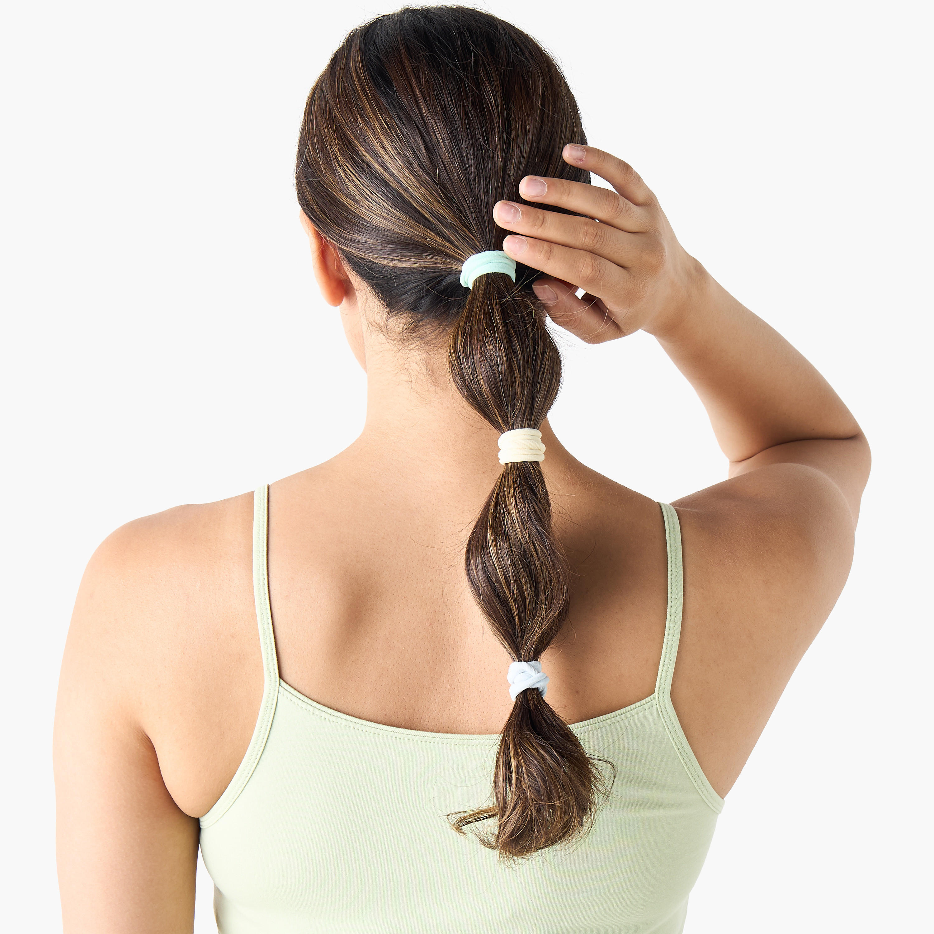 ربطة شعر مقلمة - طقم 15 قطعة-women-hairaccessories-scrunchies-image-2