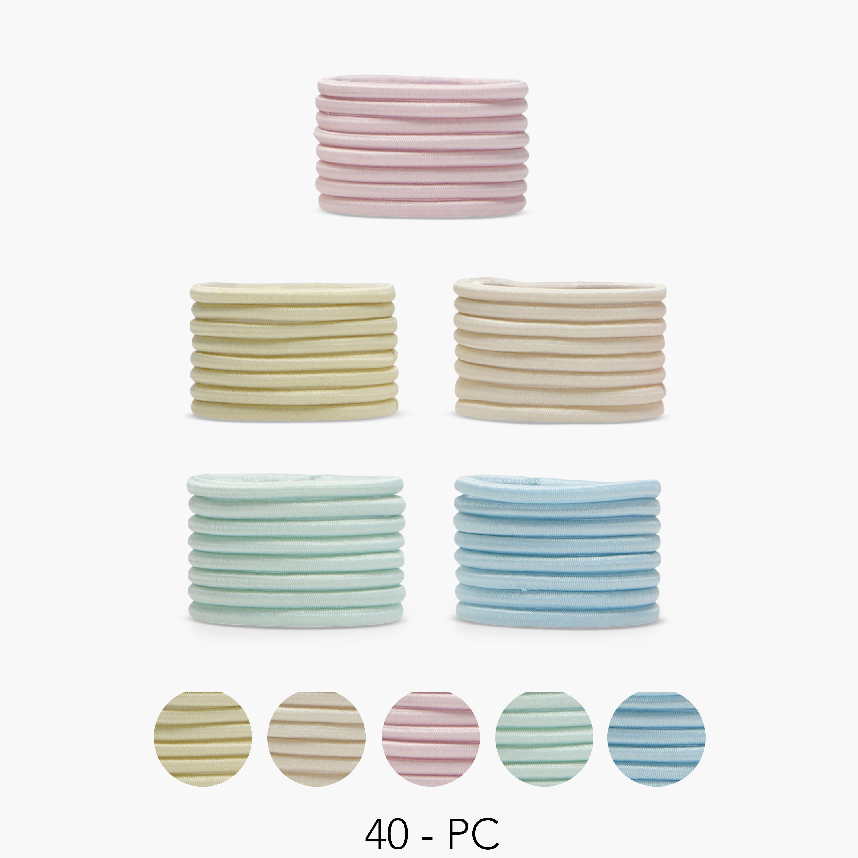 ربطة شعر - طقم 40 قطعة-women-hairaccessories-scrunchies-image-1