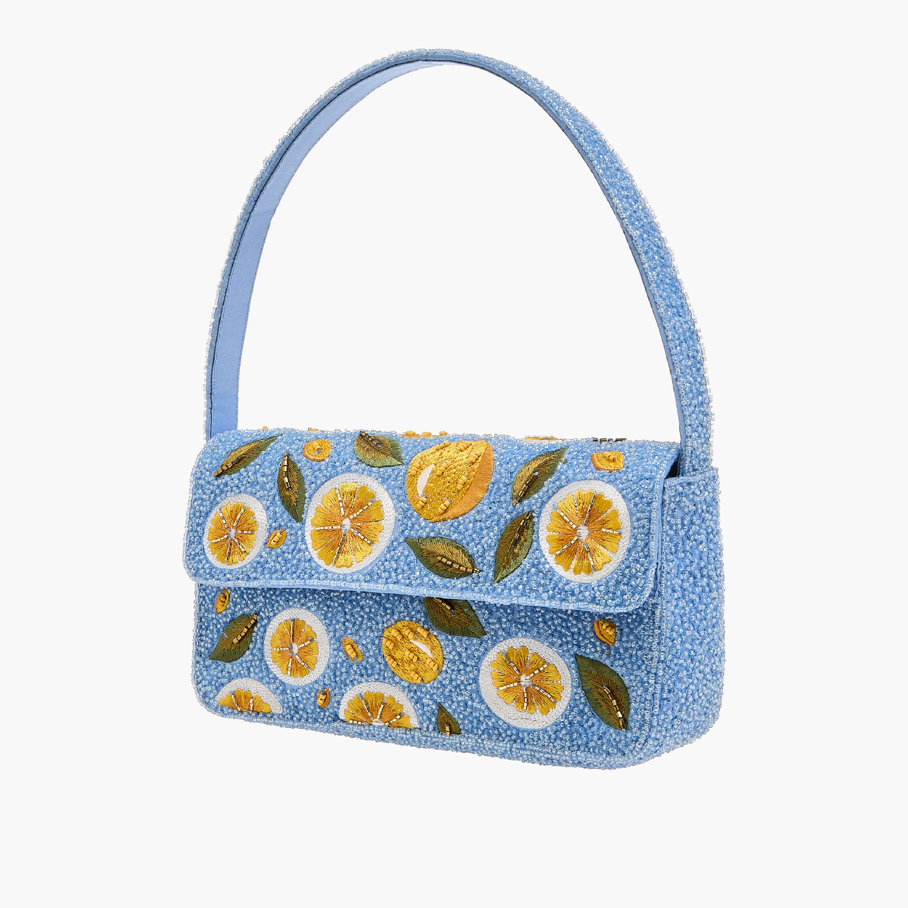 شنطة كتف مزينة بطية إغلاق-women-bagsandwallets-handbags-image-3