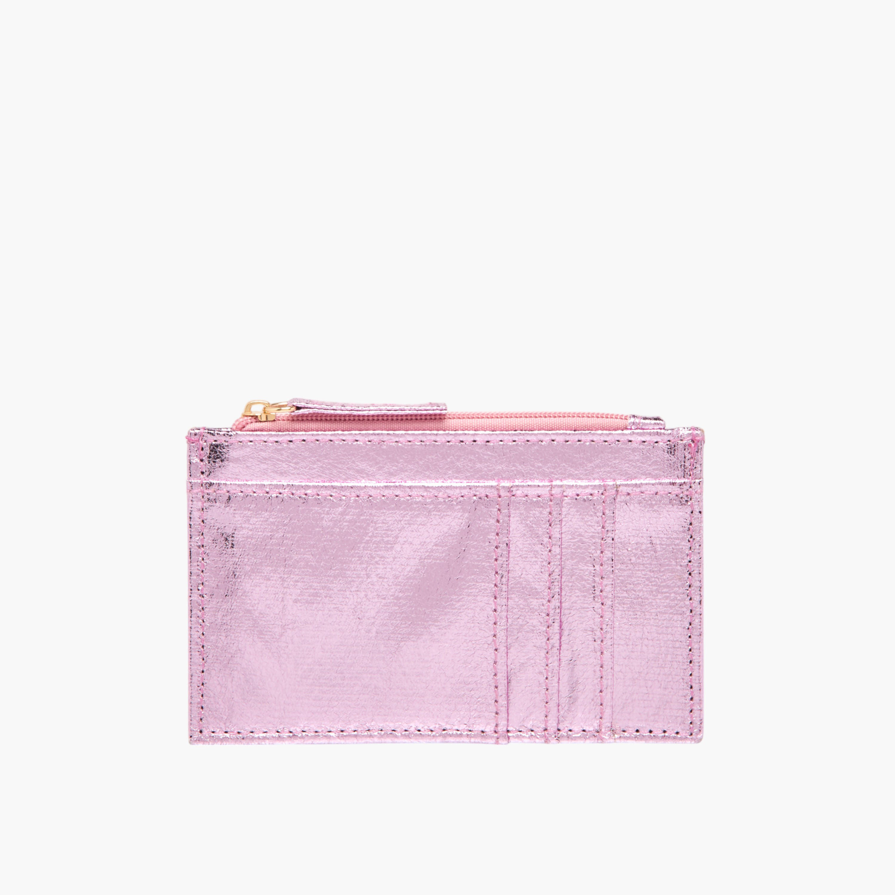 Metallic Wallet with Zip Closure-women-bagsandwallets-wallets-image-1