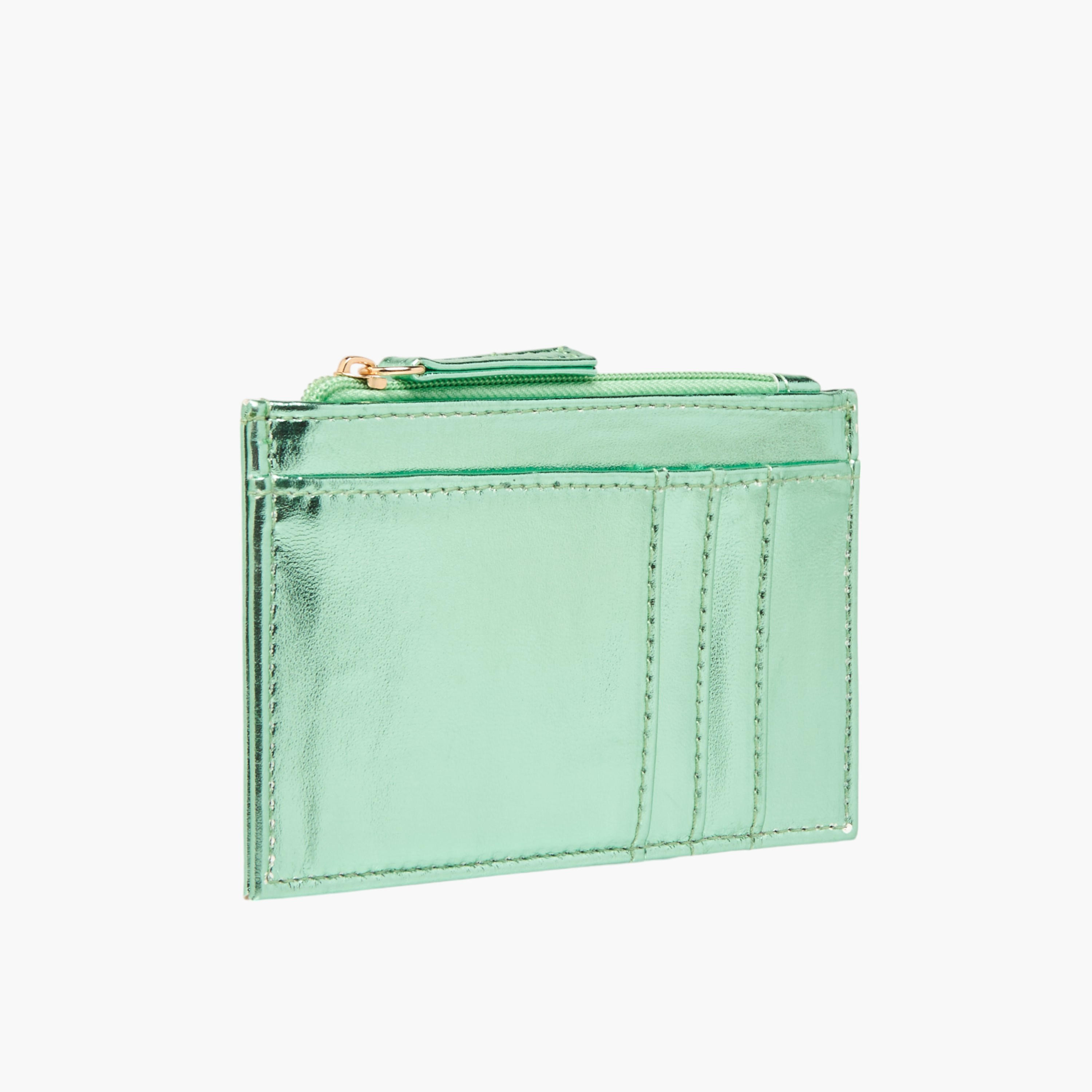 Metallic Wallet with Zip Closure-women-bagsandwallets-wallets-image-2