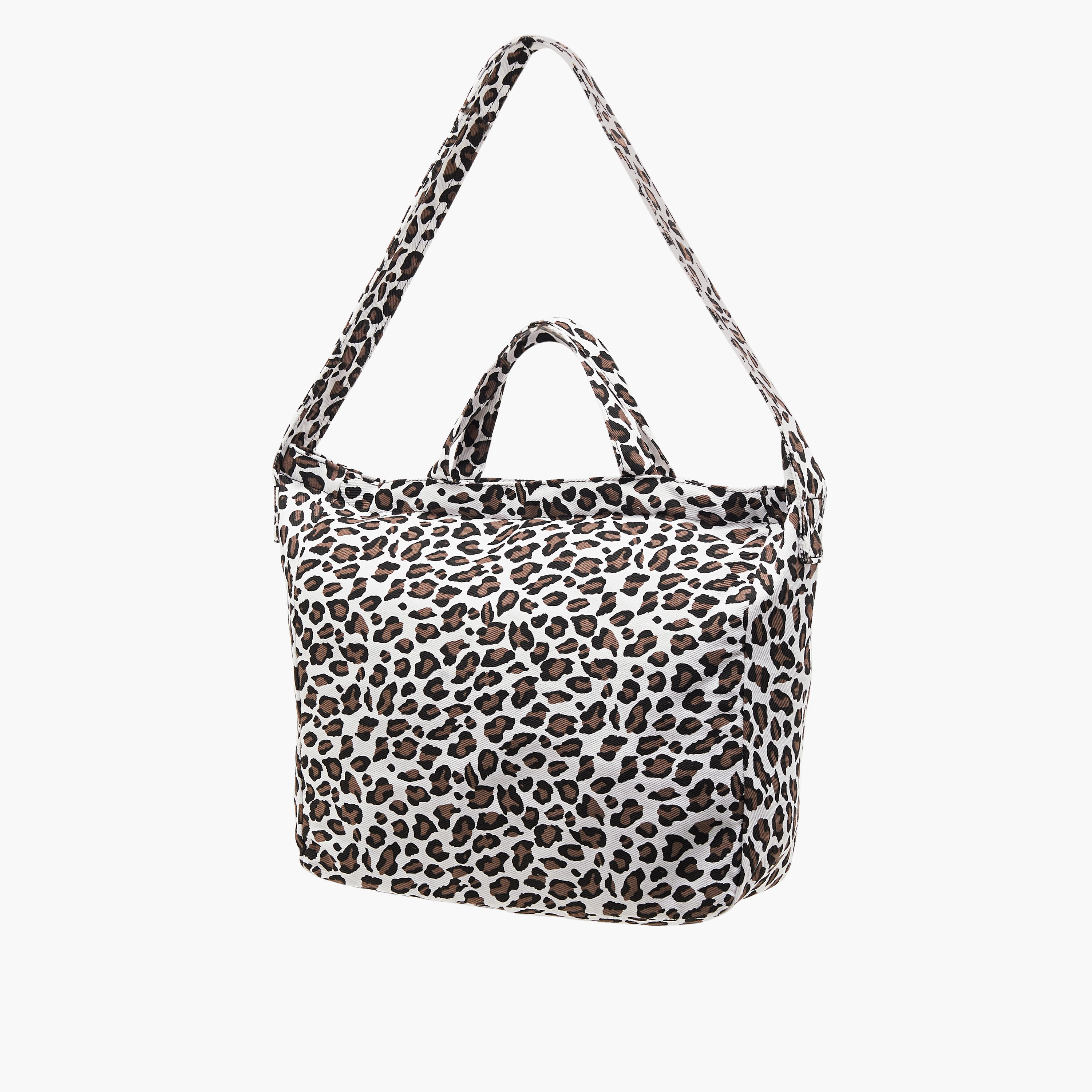 شنطة توتي بطبعات حيوانات ومقبض حزام وسحّاب إغلاق -women-bagsandwallets-handbags-image-3