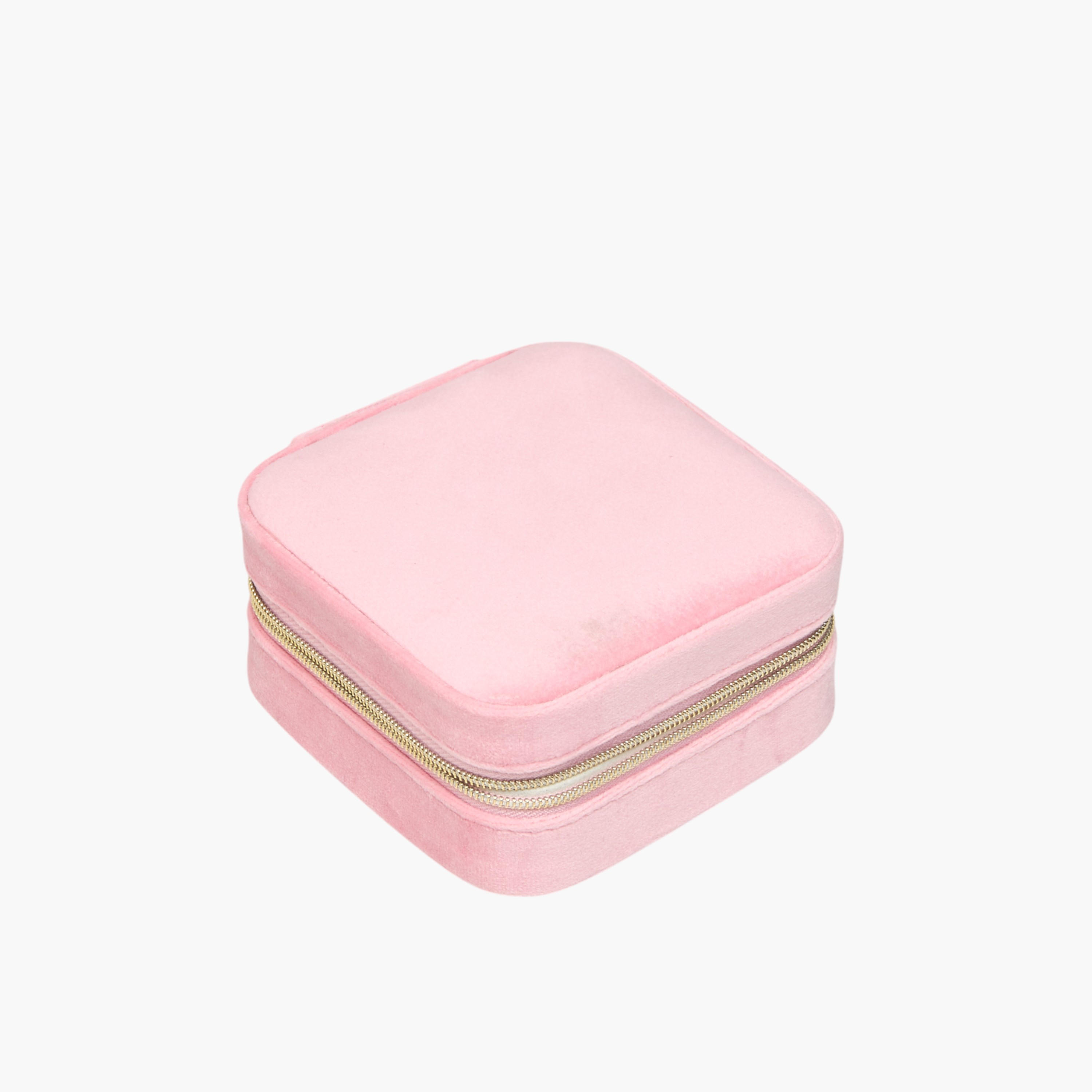 صندوق مجوهرات ديكور بمرآة وسحاب إغلاق-women-watchesandjewellery-jewellery-storage-image-2