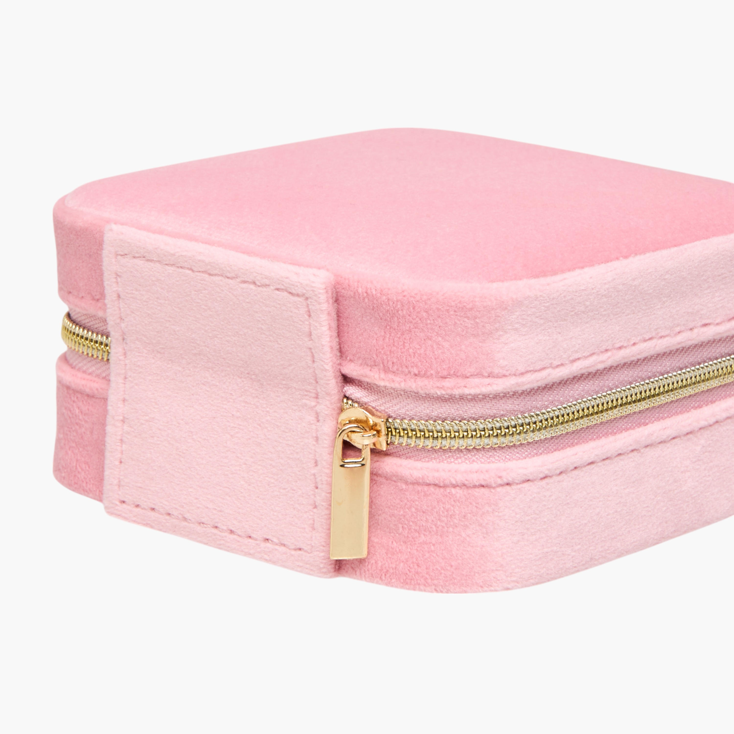 صندوق مجوهرات ديكور بمرآة وسحاب إغلاق-women-watchesandjewellery-jewellery-storage-image-4