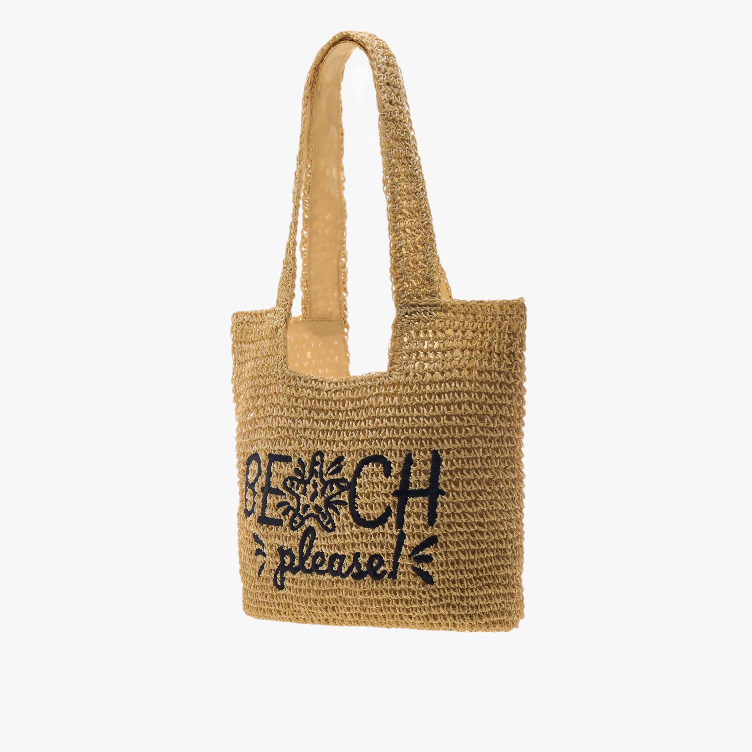 Embroidered Tote Bag with Double Handle-women-bagsandwallets-handbags-image-2
