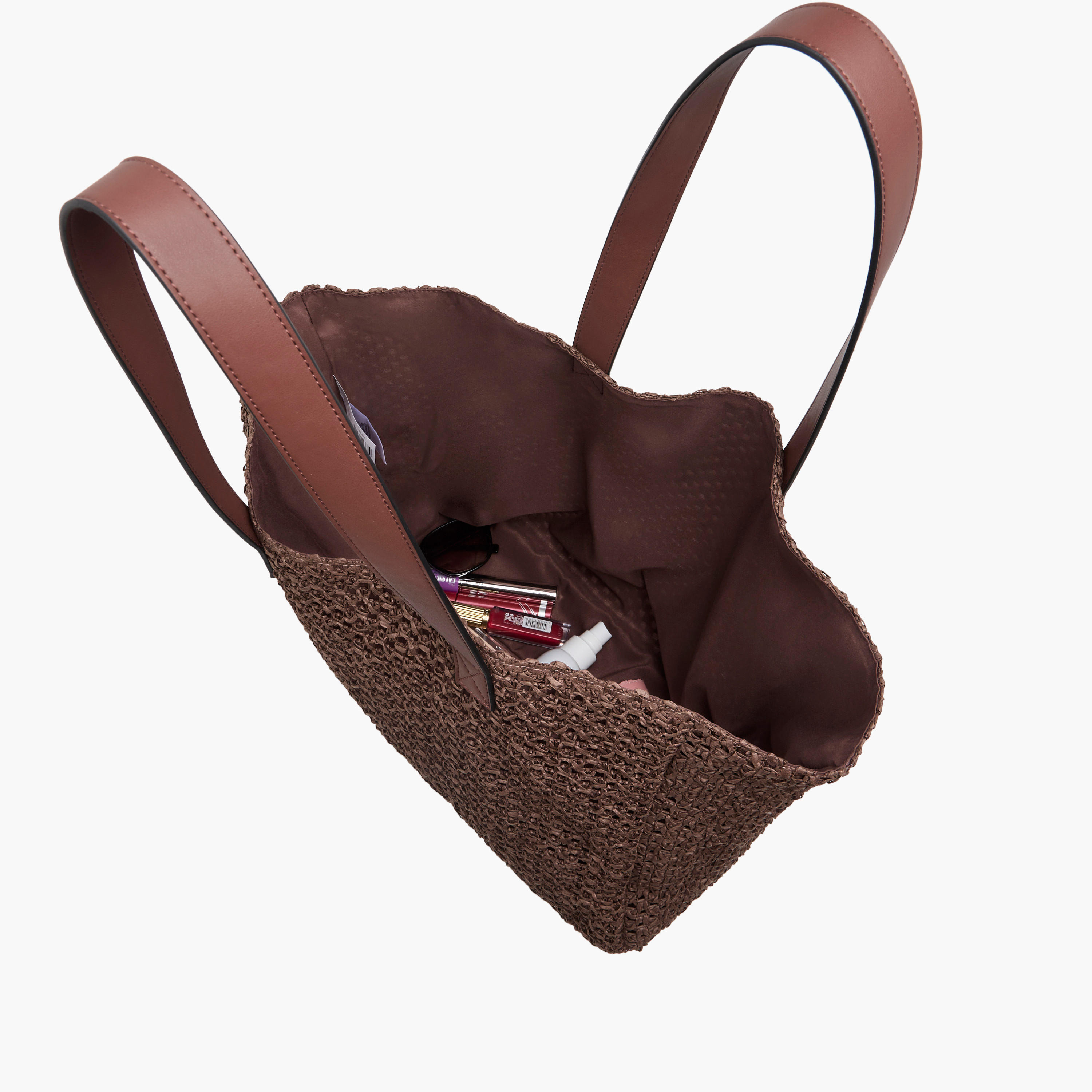 Textured Tote Bag with Double Handle-women-bagsandwallets-handbags-image-7
