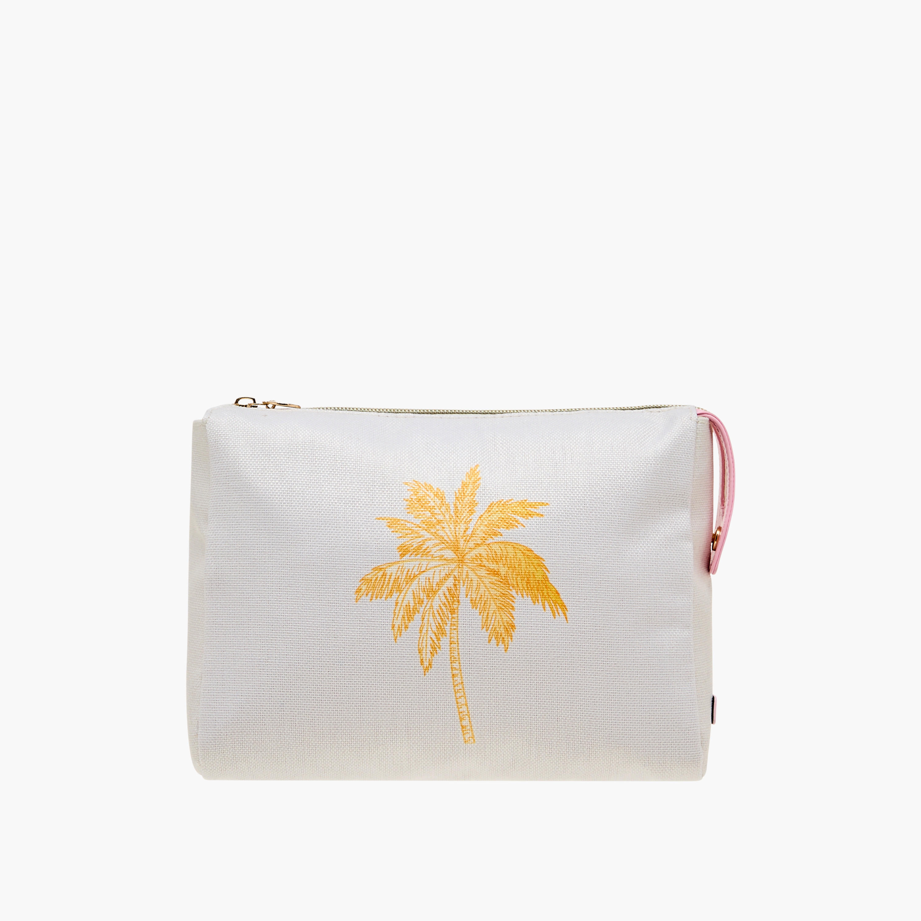 شنطة صغيرة بسحاب إغلاق وطبعات نخيل -women-bagsandwallets-handbags-image-1
