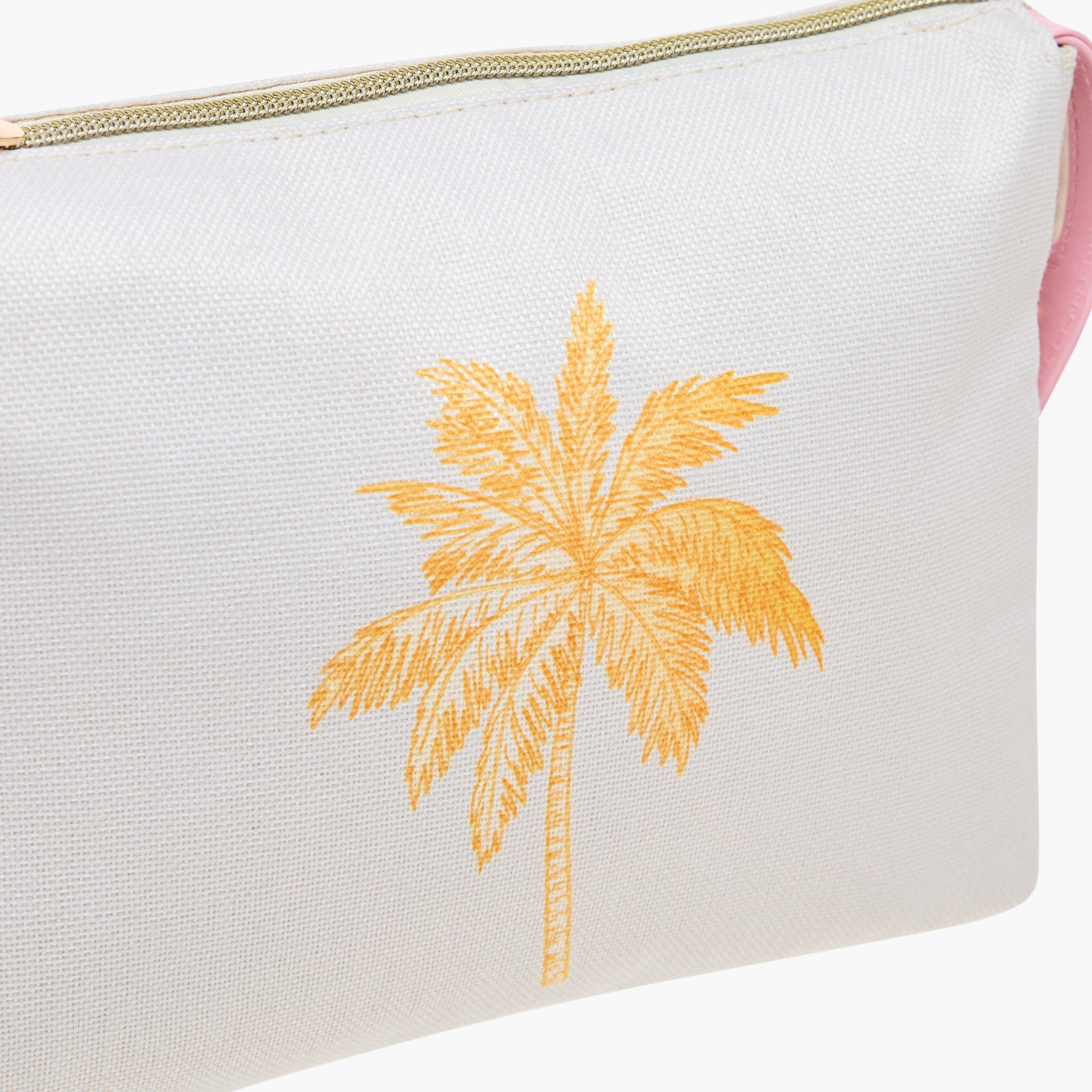 شنطة صغيرة بسحاب إغلاق وطبعات نخيل -women-bagsandwallets-handbags-image-5