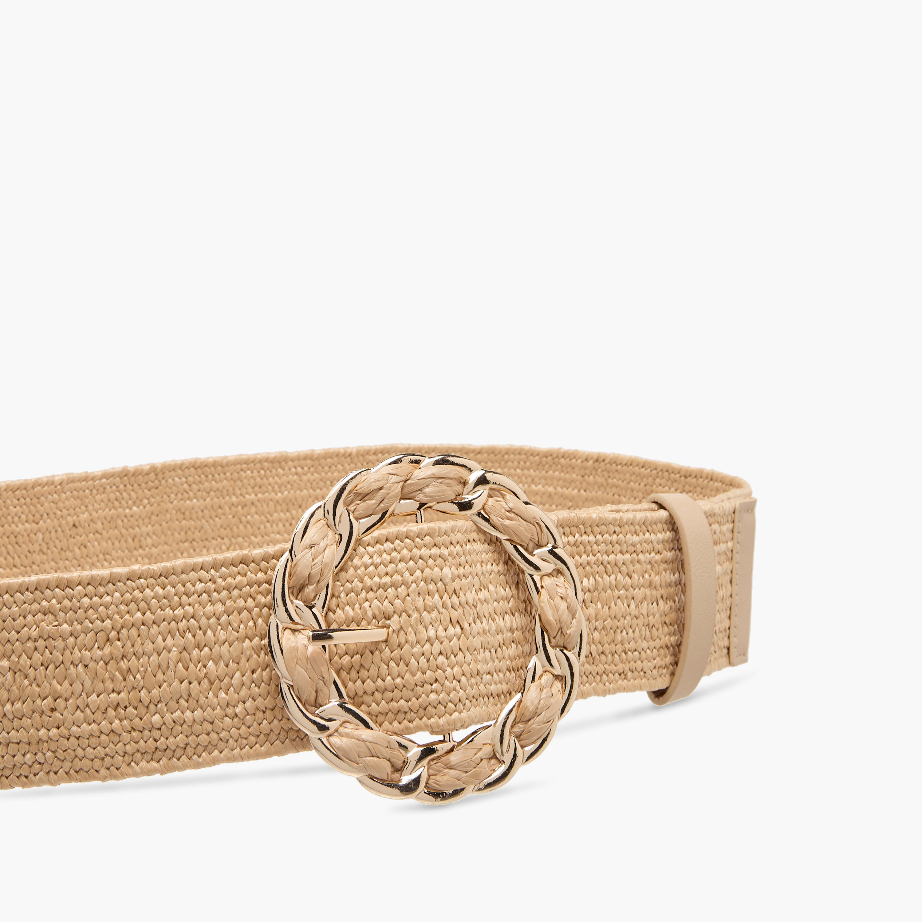 حزام بارز الملمس بإبزيم إغلاق بدبوس-women-clothingaccessories-belts-image-3