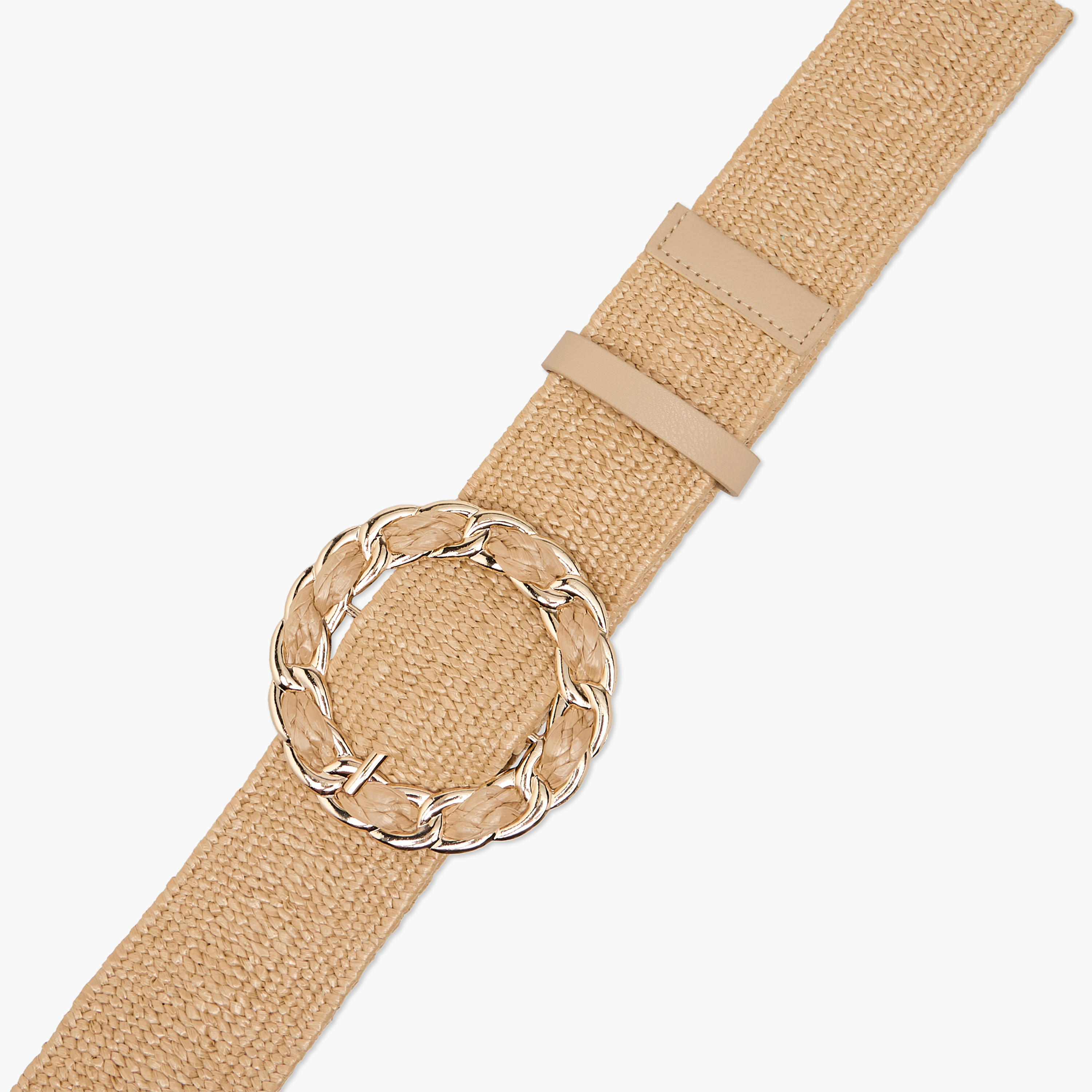 حزام بارز الملمس بإبزيم إغلاق بدبوس-women-clothingaccessories-belts-image-5