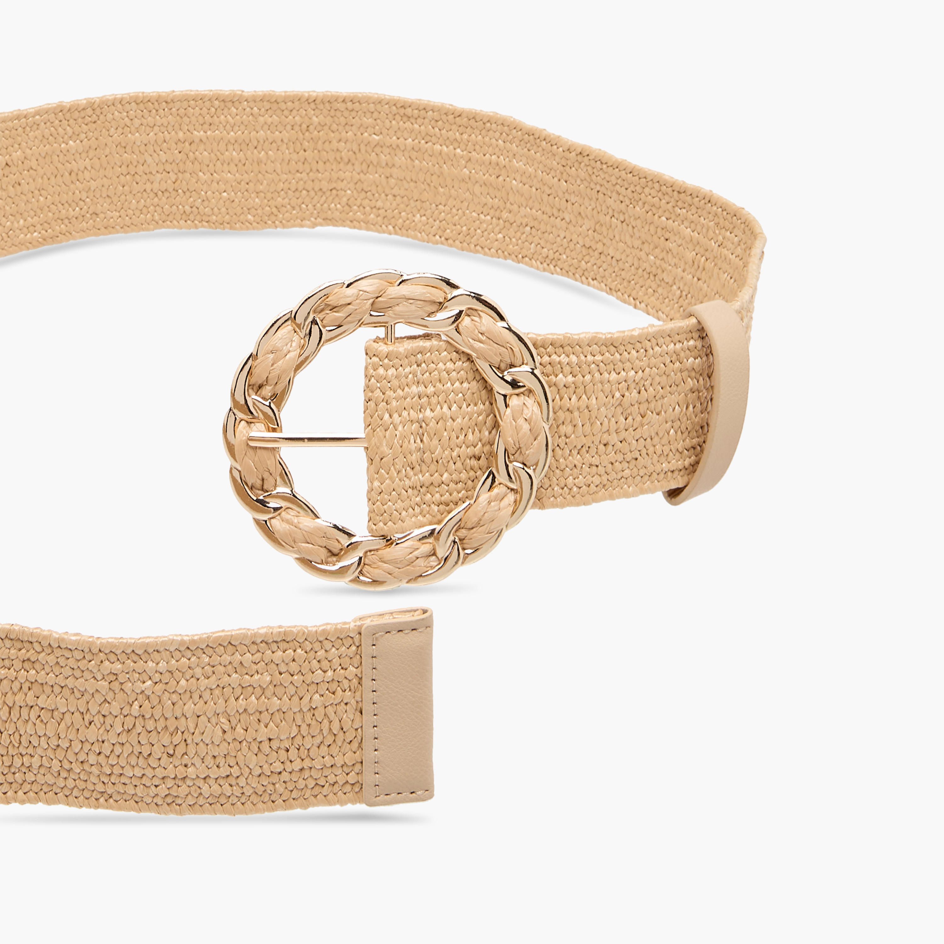 حزام بارز الملمس بإبزيم إغلاق بدبوس-women-clothingaccessories-belts-image-6