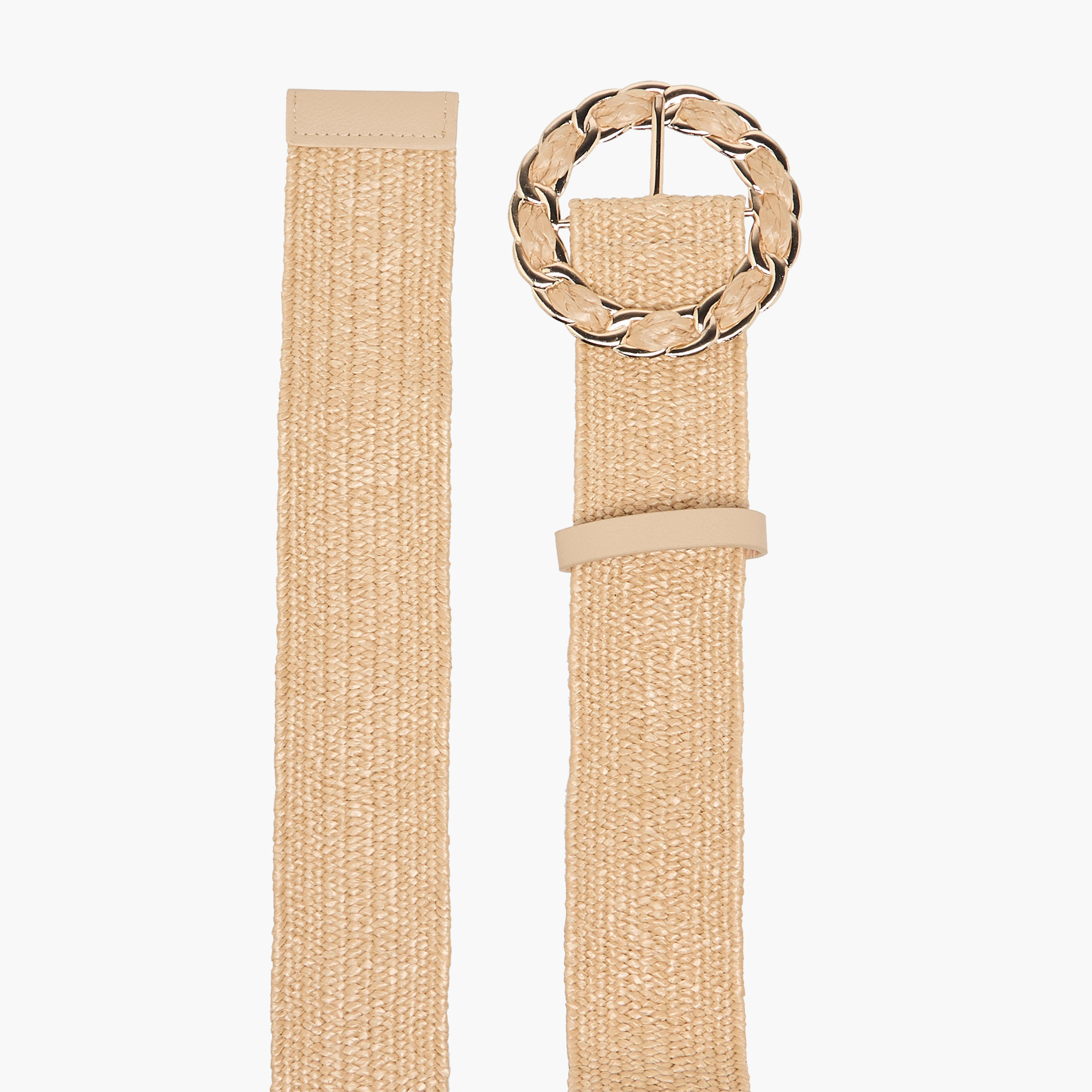 حزام بارز الملمس بإبزيم إغلاق بدبوس-women-clothingaccessories-belts-image-8