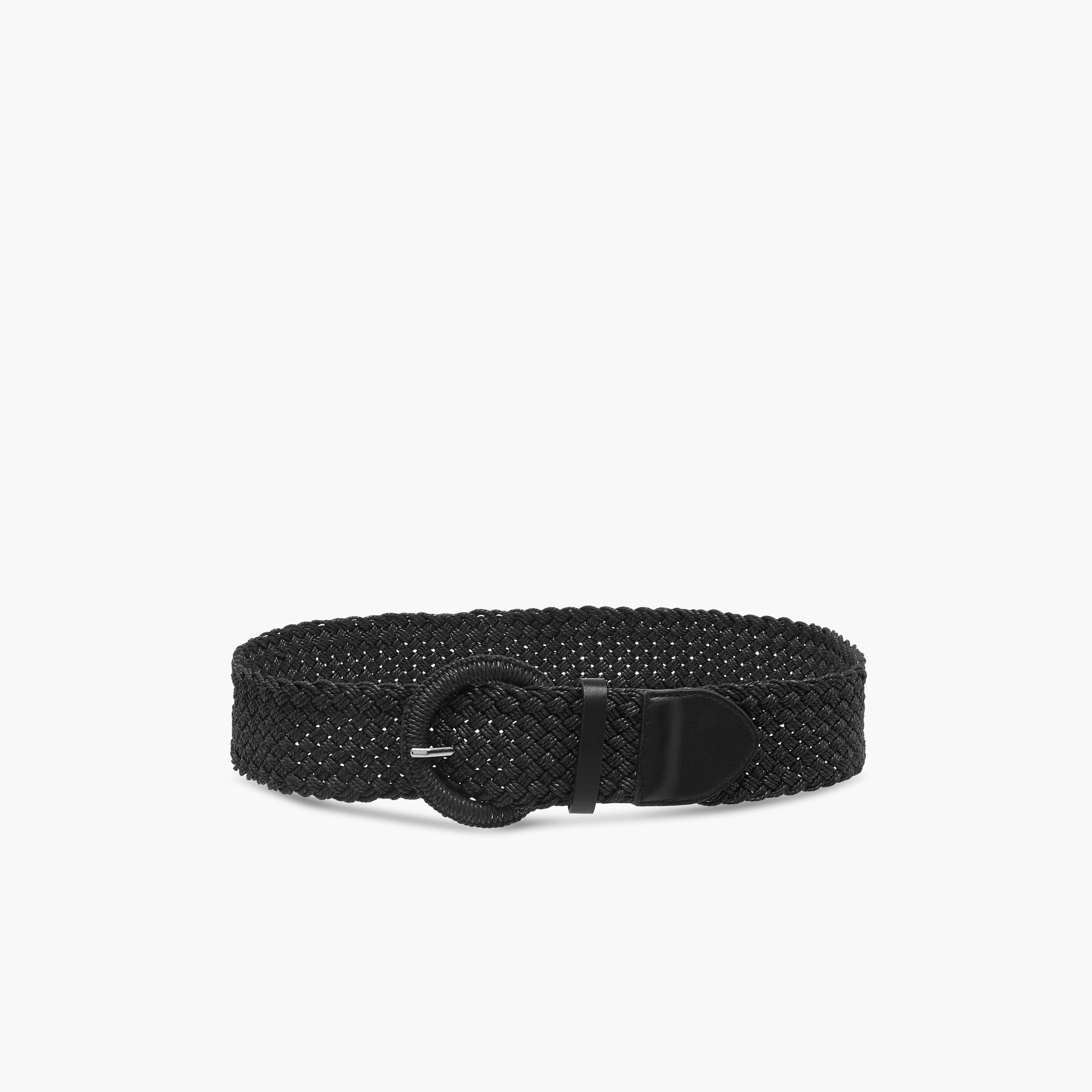 حزام بارز الملمس بإبزيم إغلاق بدبوس-women-clothingaccessories-belts-image-1