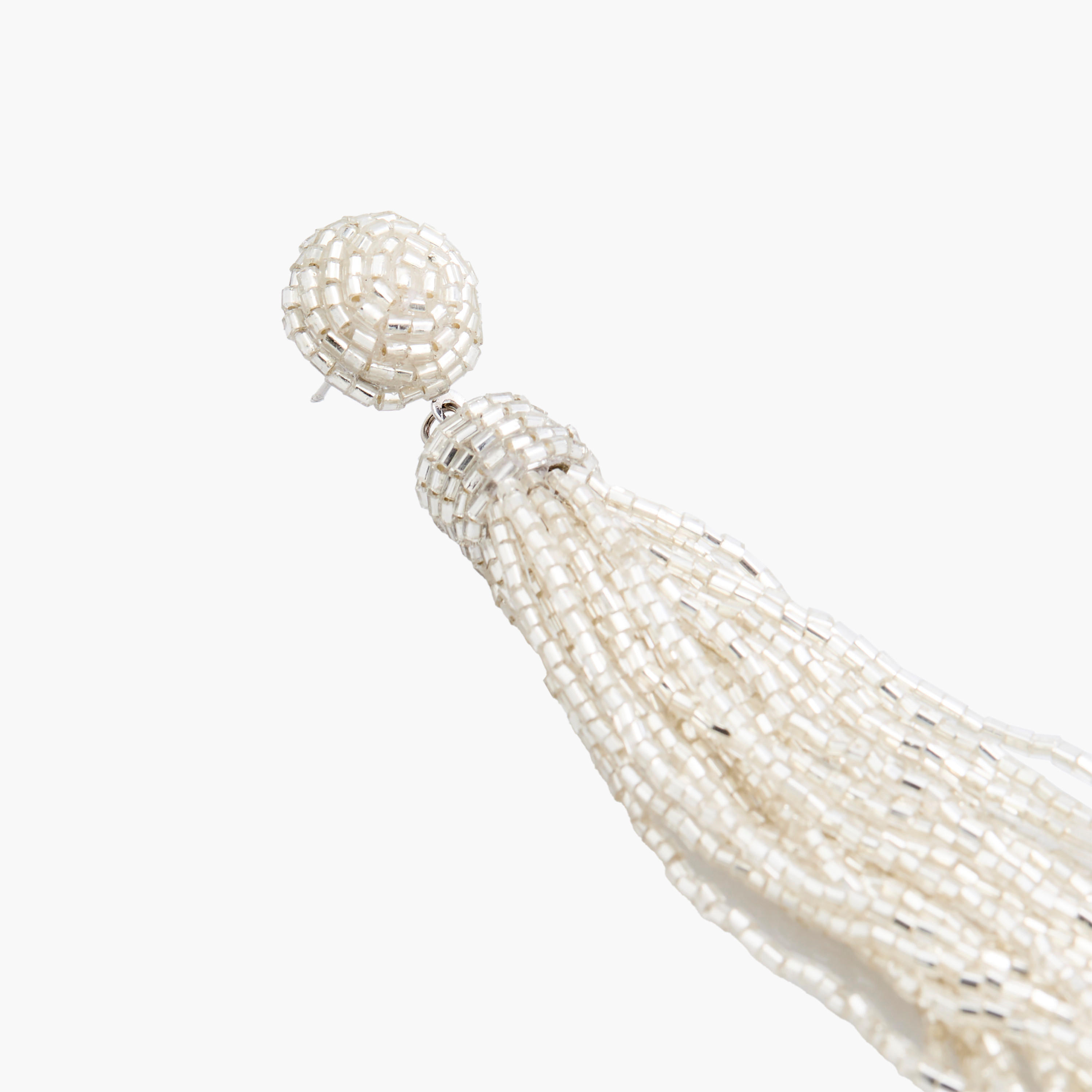 Beaded Tassel Earrings with Pushback Closure-women-watchesandjewellery-jewellery-earrings-image-4