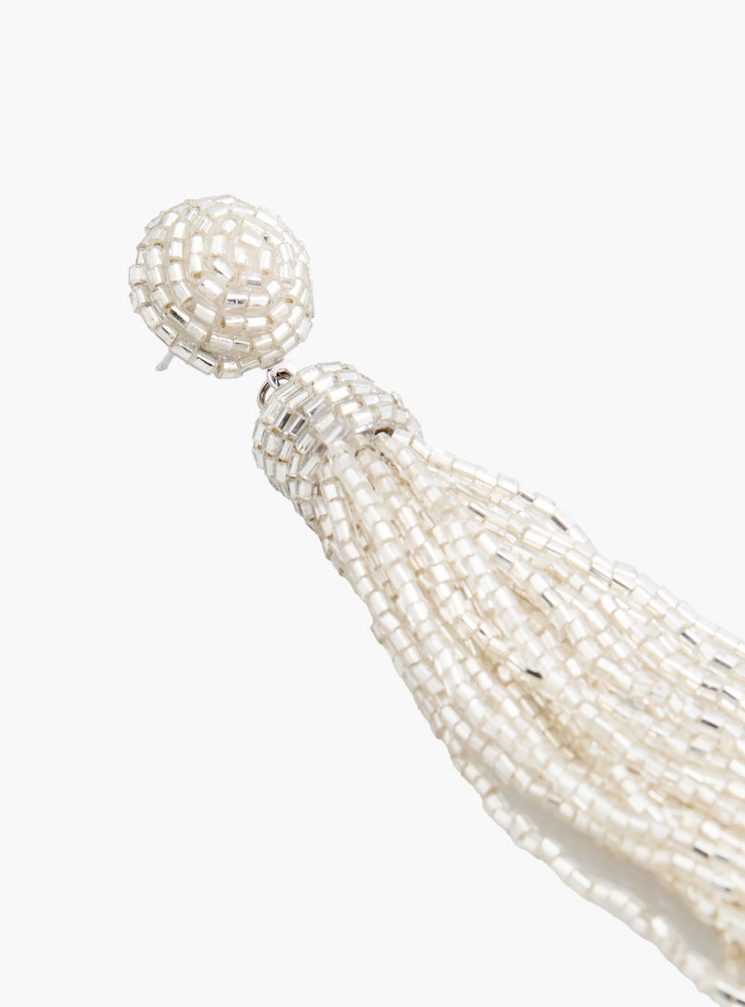 Beaded Tassel Earrings with Pushback Closure-women-watchesandjewellery-jewellery-earrings-image-4