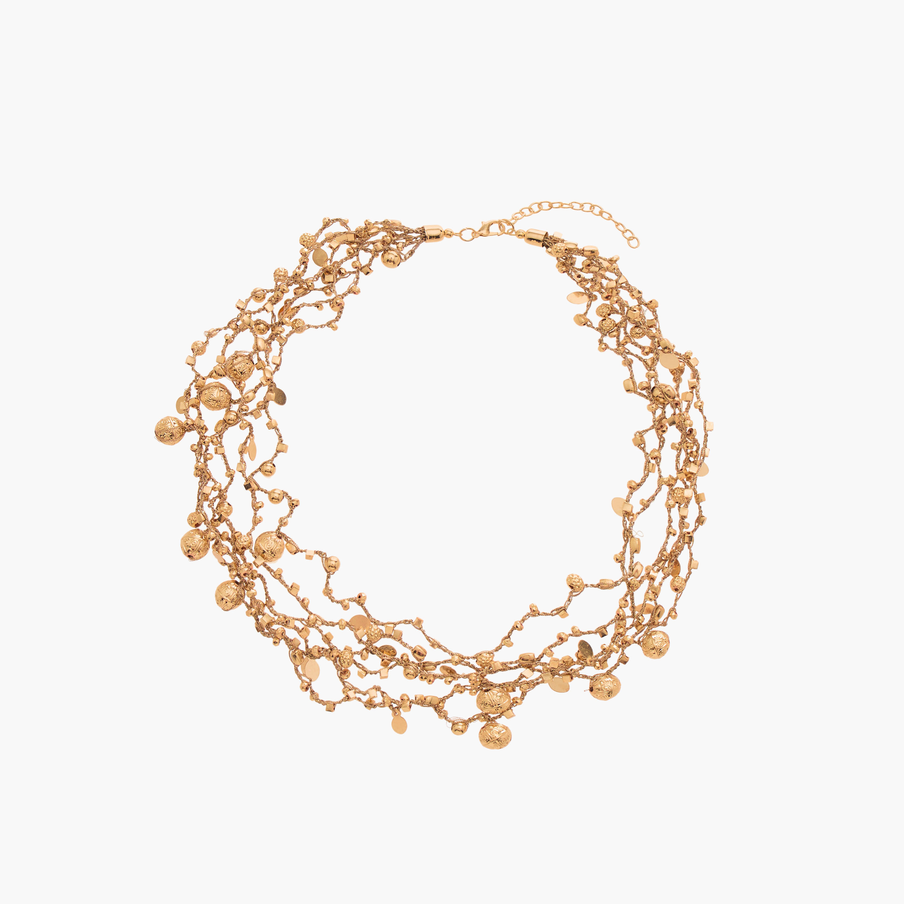 قلادة متعددة الطبقات مزيّنة بمشبك إغلاق-women-watchesandjewellery-jewellery-necklacesandpendants-image-1