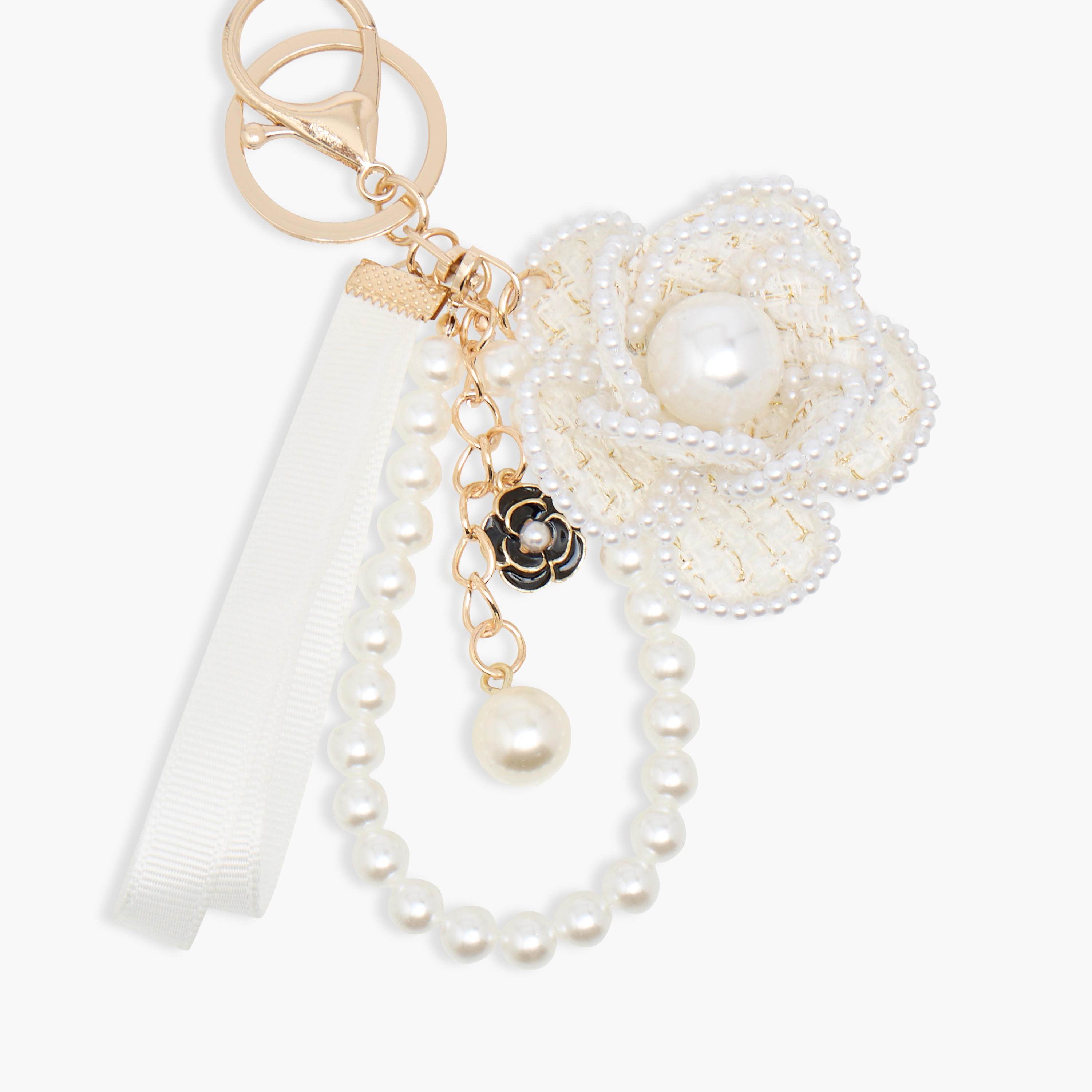 سلسلة مفاتيح بزينة أزهار وخطاف لوبستر-women-clothingaccessories-novelties-image-4