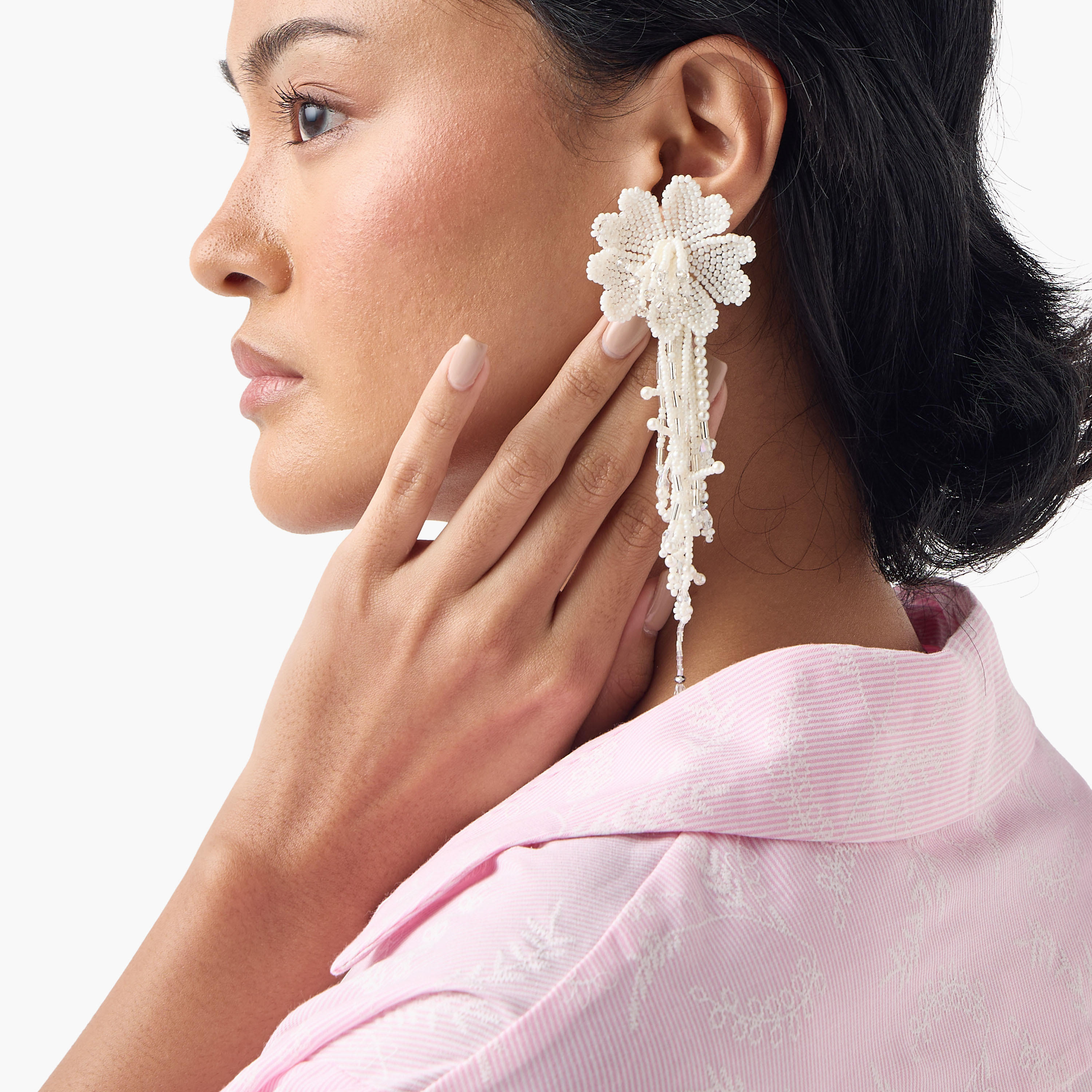 أقراط مزيّنة بالخرز بمكبس إغلاق خلفي-women-watchesandjewellery-jewellery-earrings-image-2