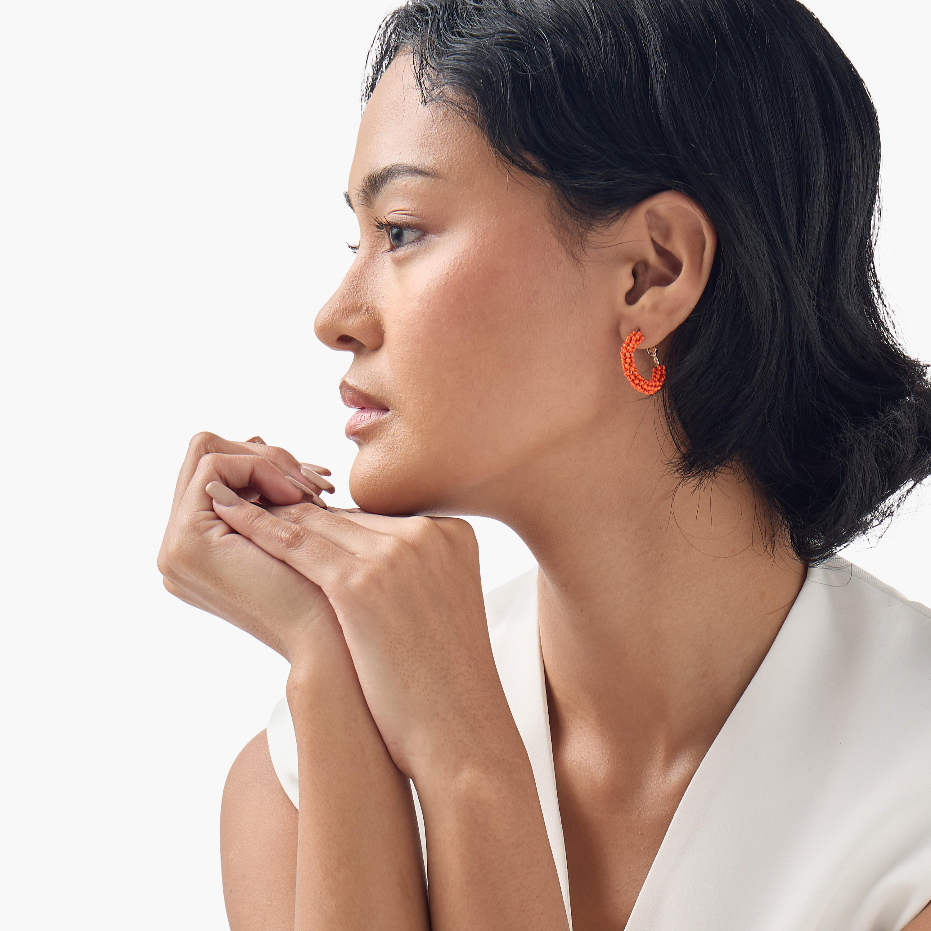 حلقان طوق مزينة بالخرز - طقم من 3-women-watchesandjewellery-jewellery-earrings-image-2