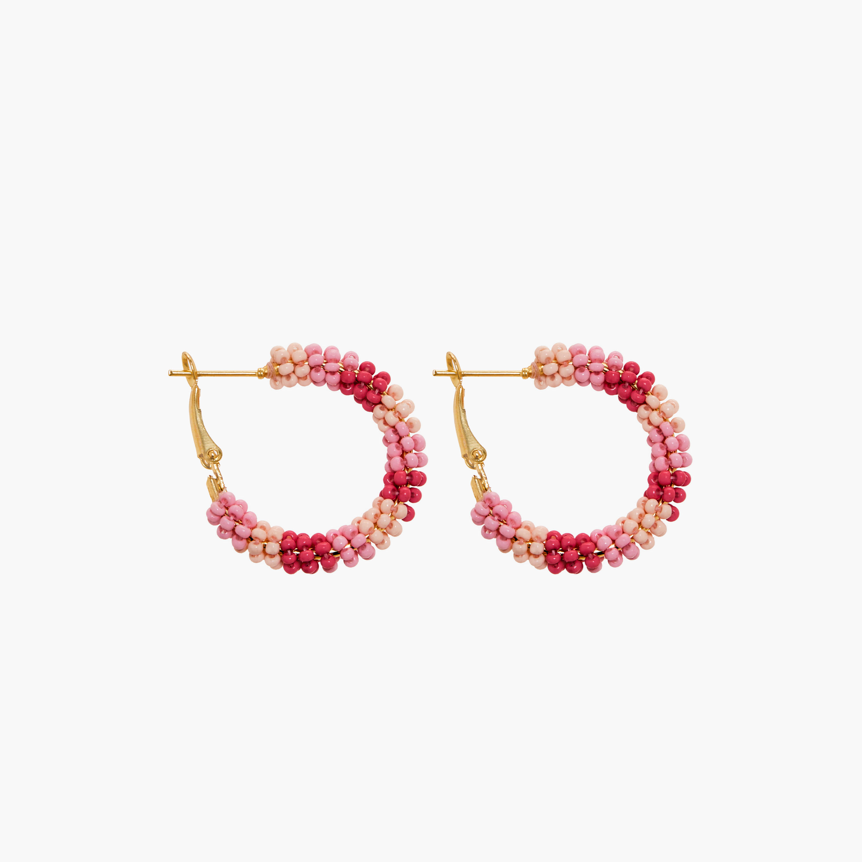 Set of 3 - Beaded Hoops with Latch Back Closure-women-watchesandjewellery-jewellery-earrings-image-5