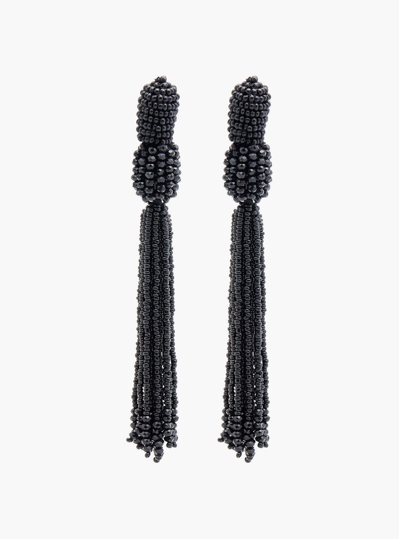 Beaded Tassel Earrings with Pushback Closure-women-watchesandjewellery-jewellery-earrings-image-5