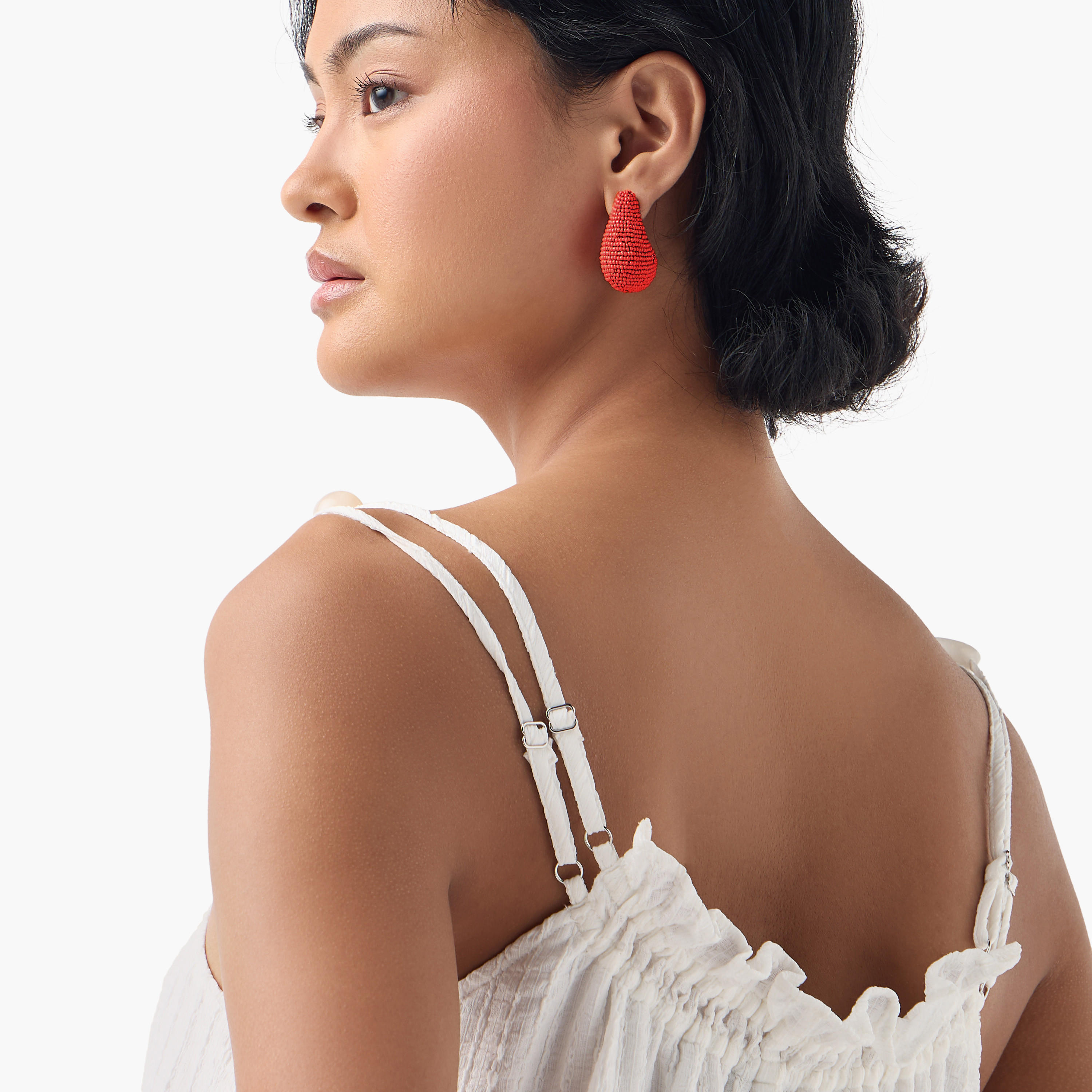 Pearl Embellished Earrings with Pushback Closure-women-watchesandjewellery-jewellery-earrings-image-2