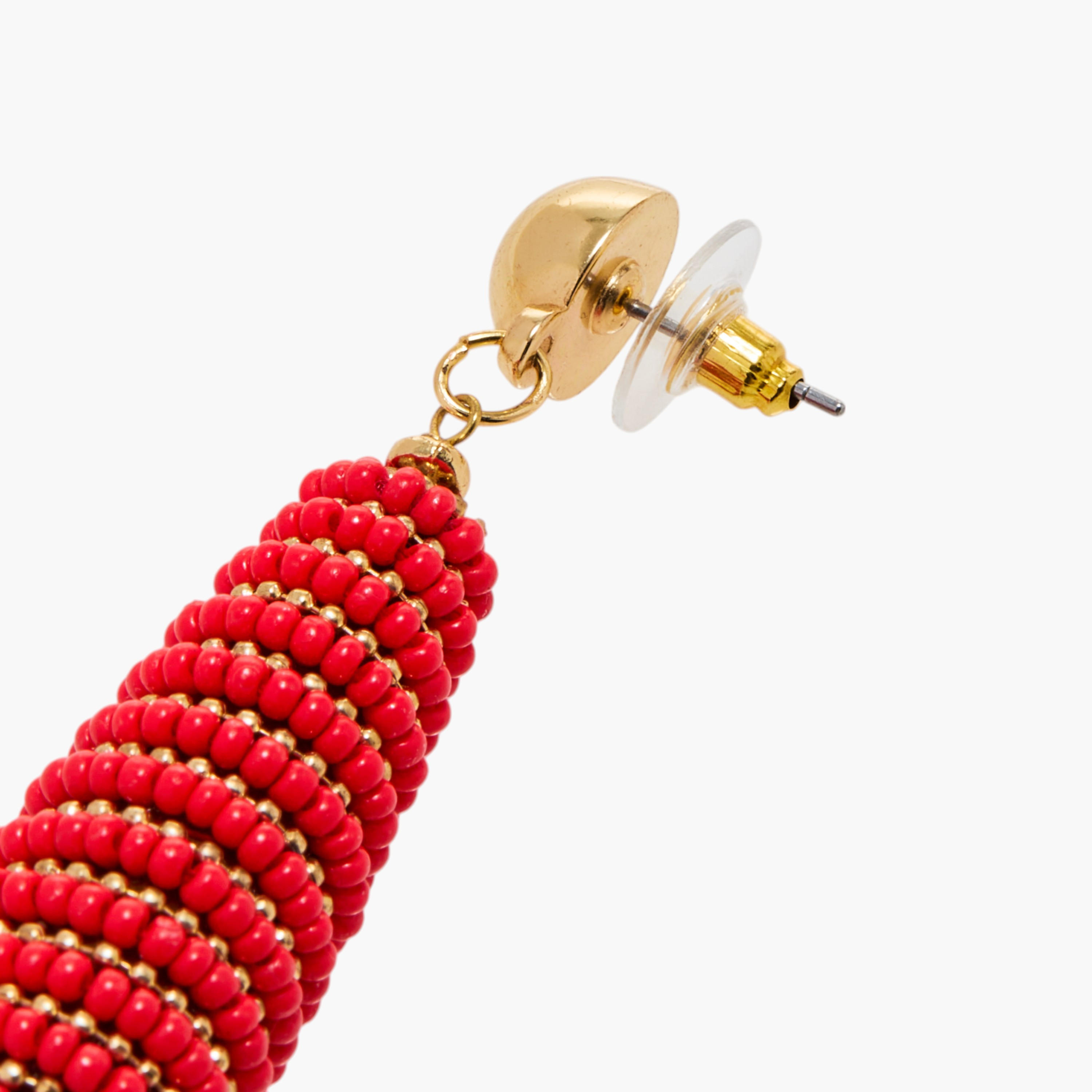 Beaded Dangler Earrings with Pushback Closure-women-watchesandjewellery-jewellery-earrings-image-6