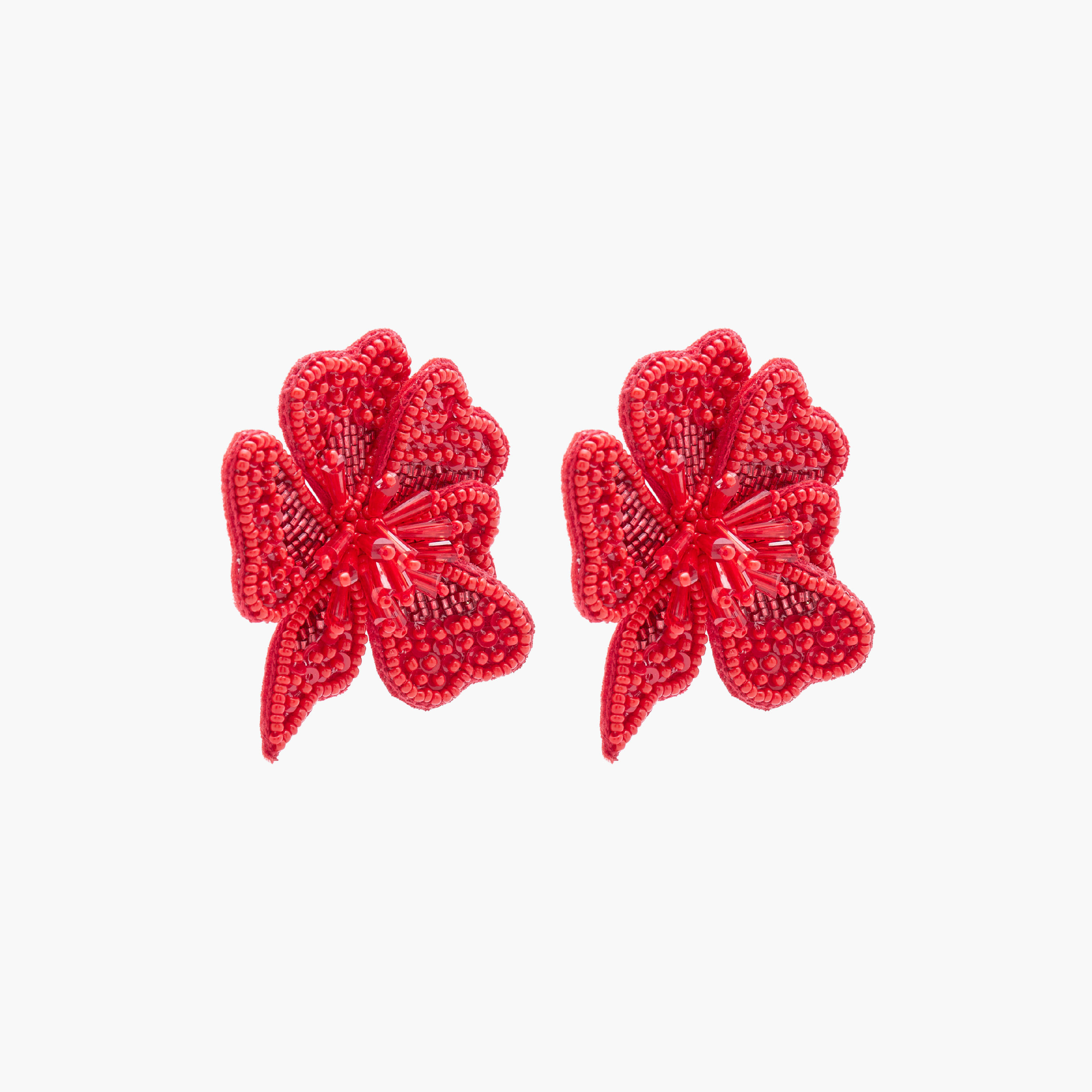 حلق زهري خرز بمكبس إغلاق خلفي-women-watchesandjewellery-jewellery-earrings-image-4