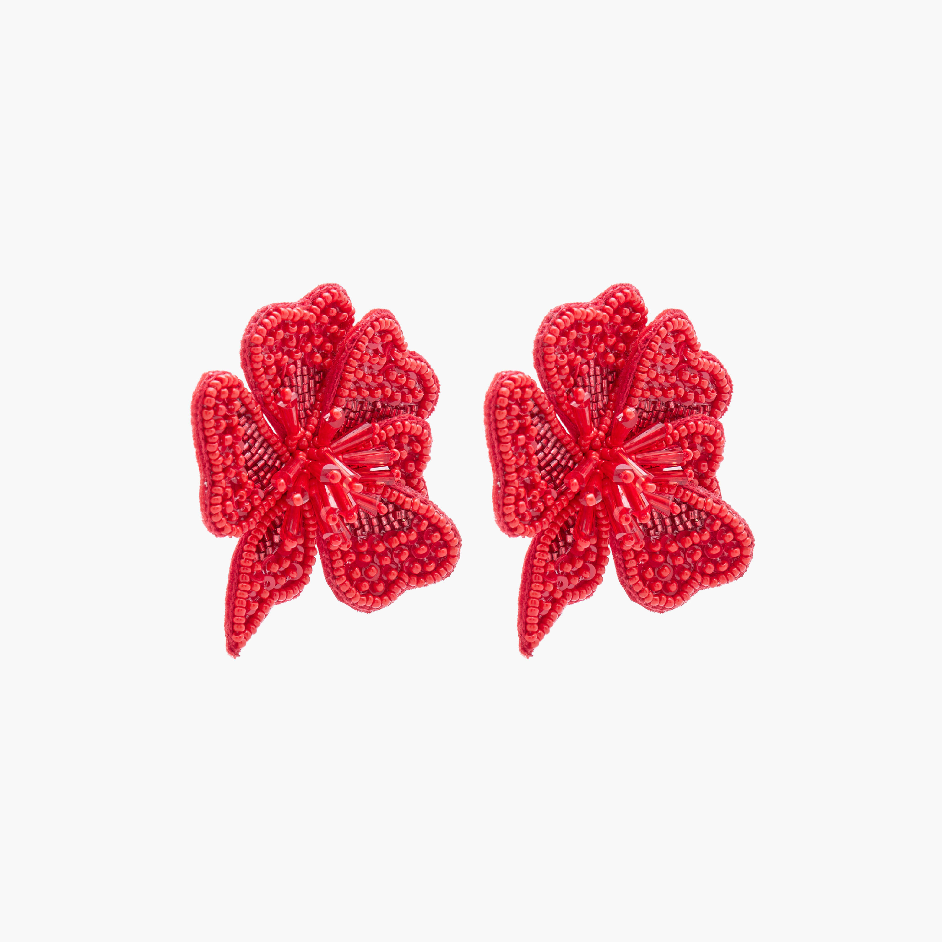حلق زهري خرز بمكبس إغلاق خلفي-women-watchesandjewellery-jewellery-earrings-image-3