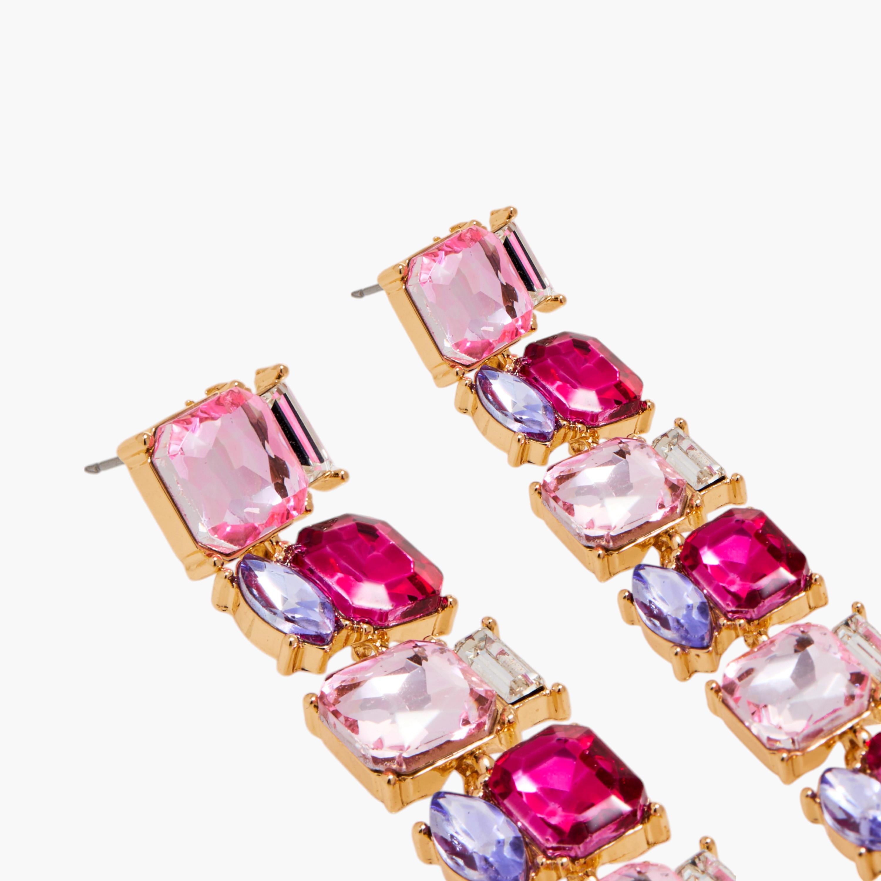 أقراط متدلية مزينة بالأحجار بمكبس إغلاق خلفي-women-watchesandjewellery-jewellery-earrings-image-4