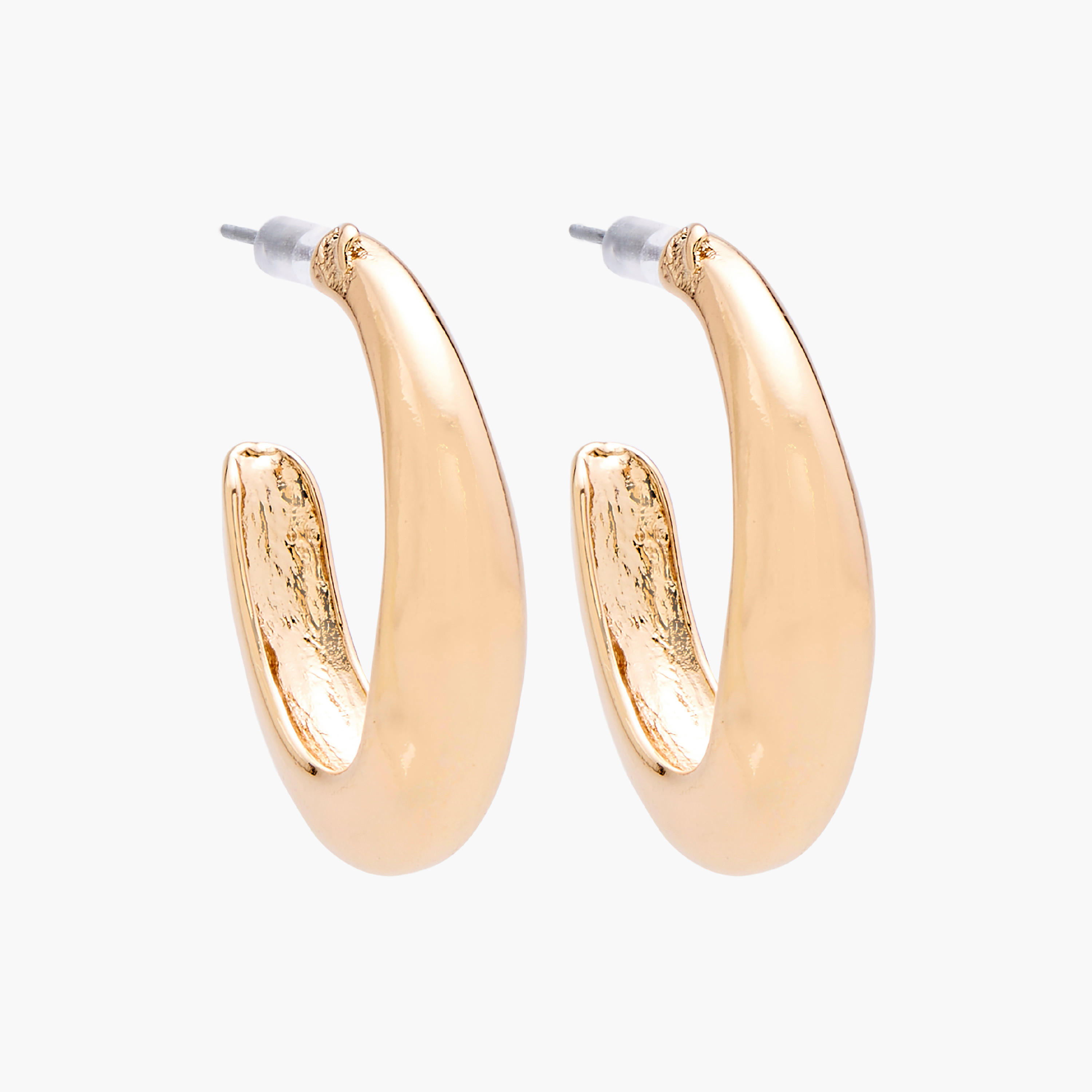 Set of 2 - Assorted Hoop Earrings with Pushback Closure-women-watchesandjewellery-jewellery-earrings-image-3
