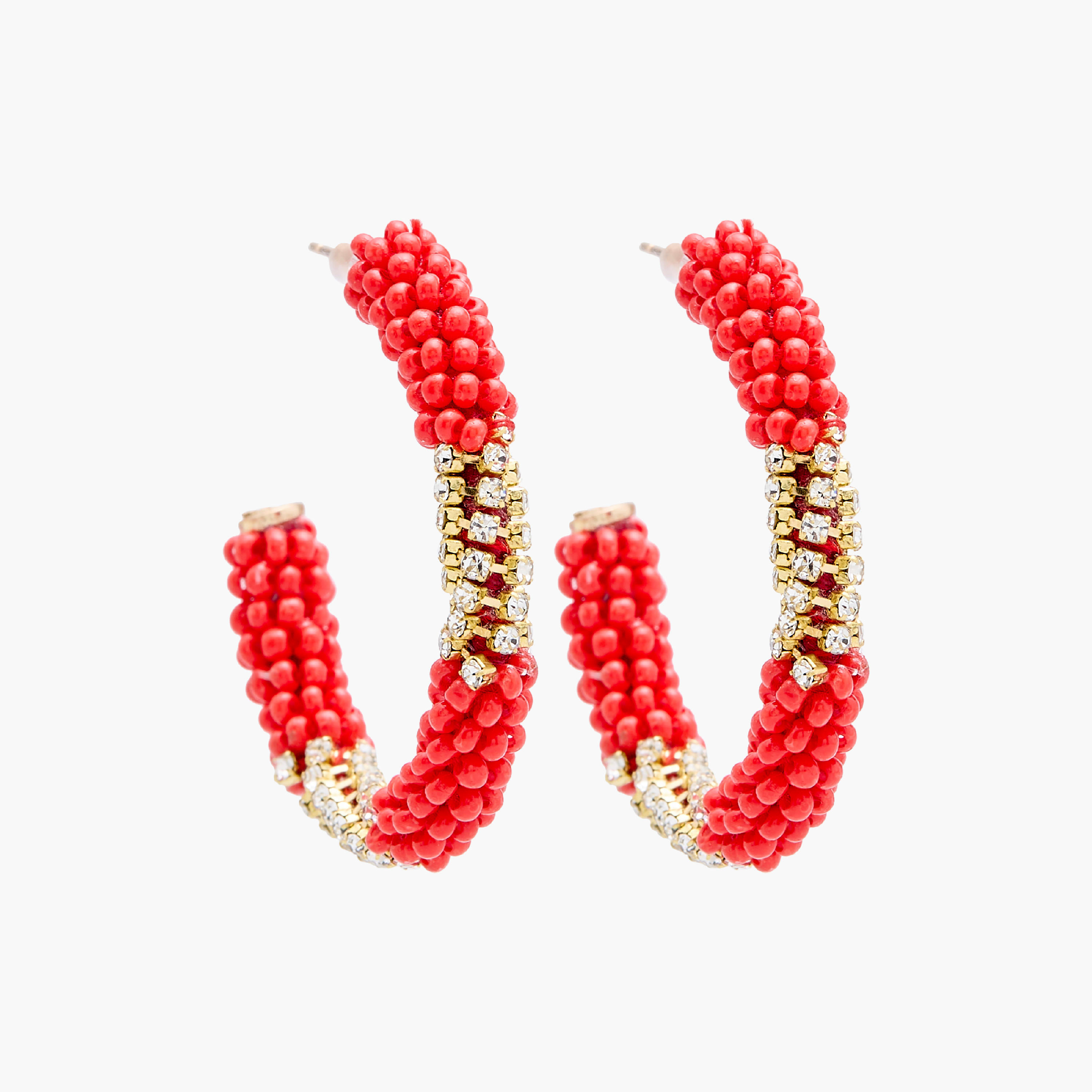 Set of 2 - Assorted Hoop Earrings with Pushback Closure-women-watchesandjewellery-jewellery-earrings-image-4