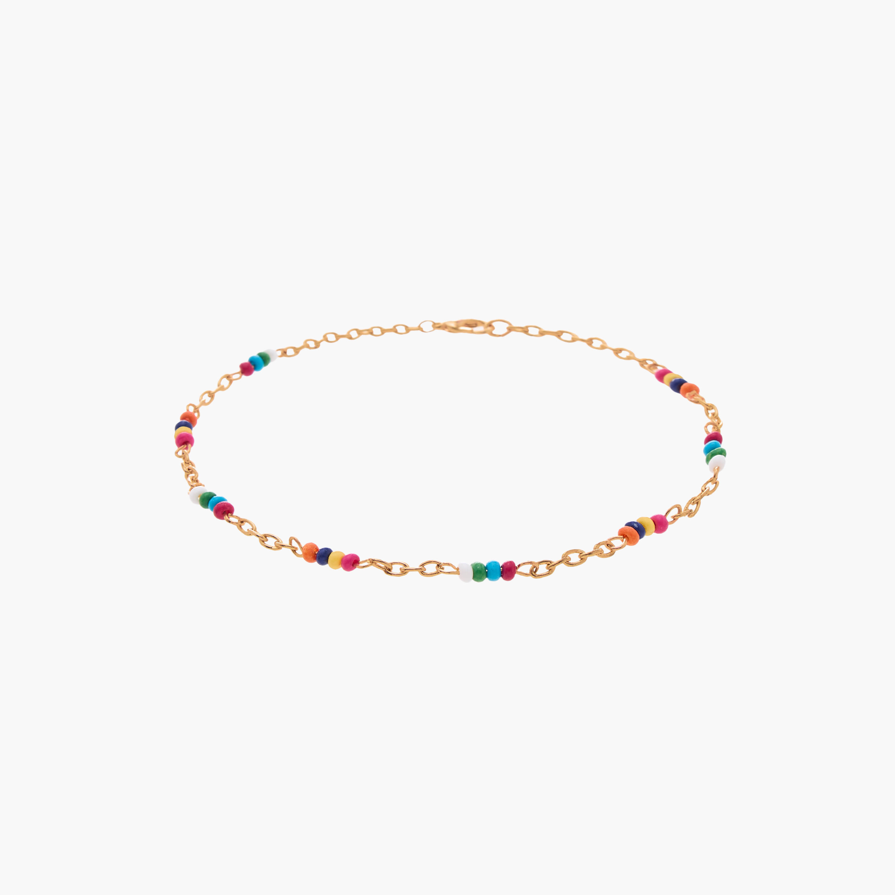 خلخال خرز بمشبك إغلاق - طقم من 4 قطع-women-watchesandjewellery-jewellery-anklets-image-9