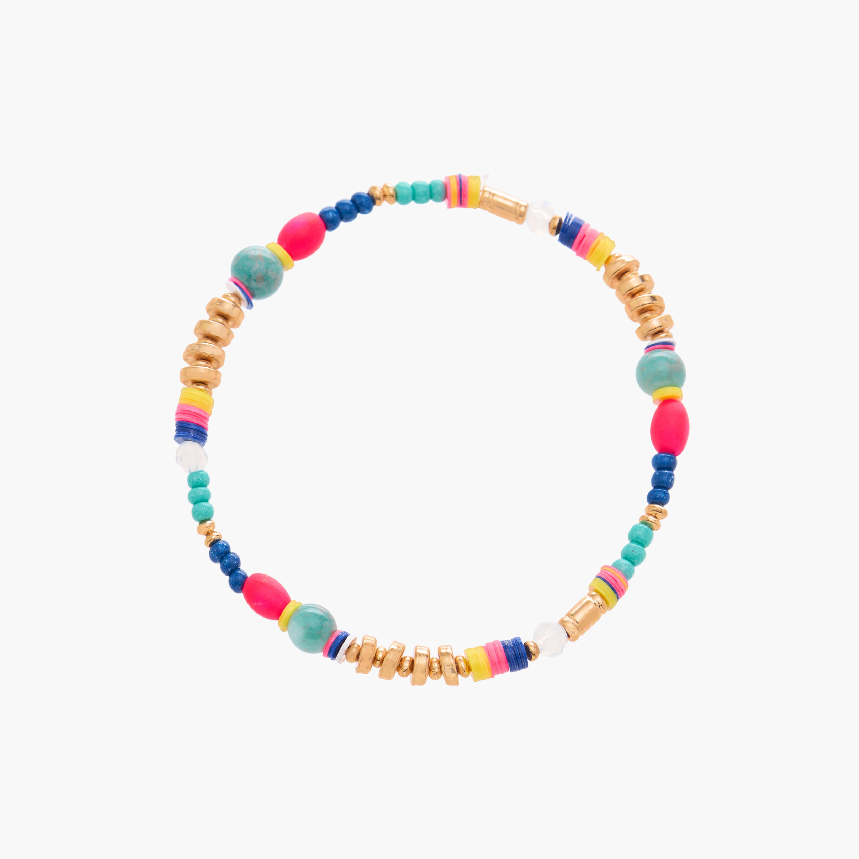 مجموعة من 7 أساور خرز مطاطية-women-watchesandjewellery-jewellery-banglesandbracelets-image-5