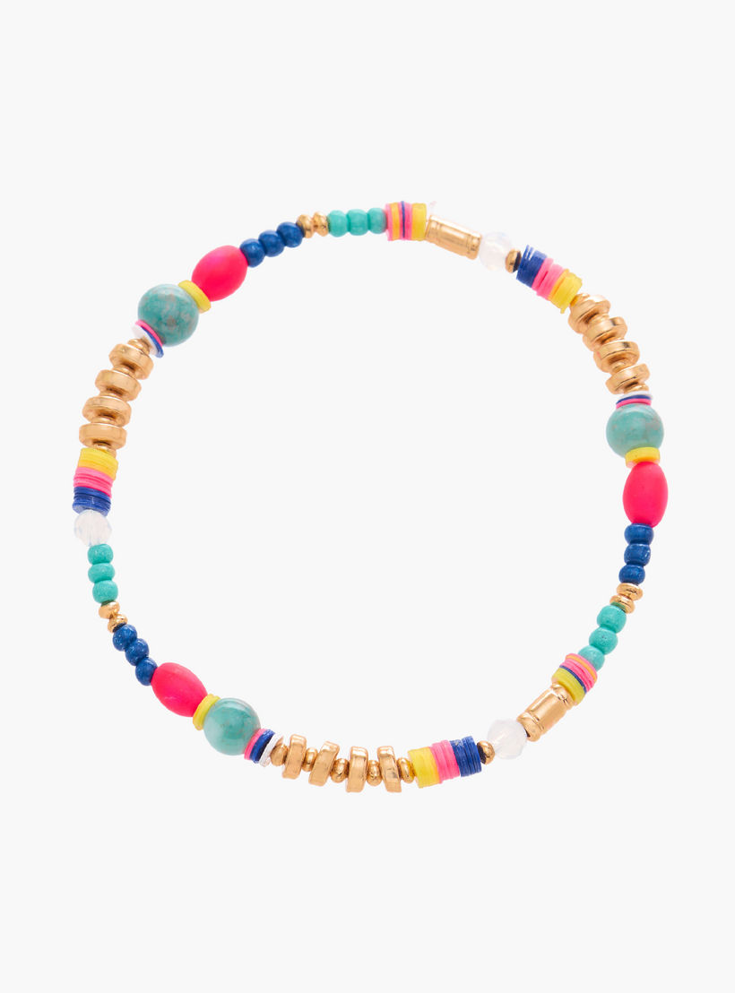 مجموعة من 7 أساور خرز مطاطية-women-watchesandjewellery-jewellery-banglesandbracelets-image-5