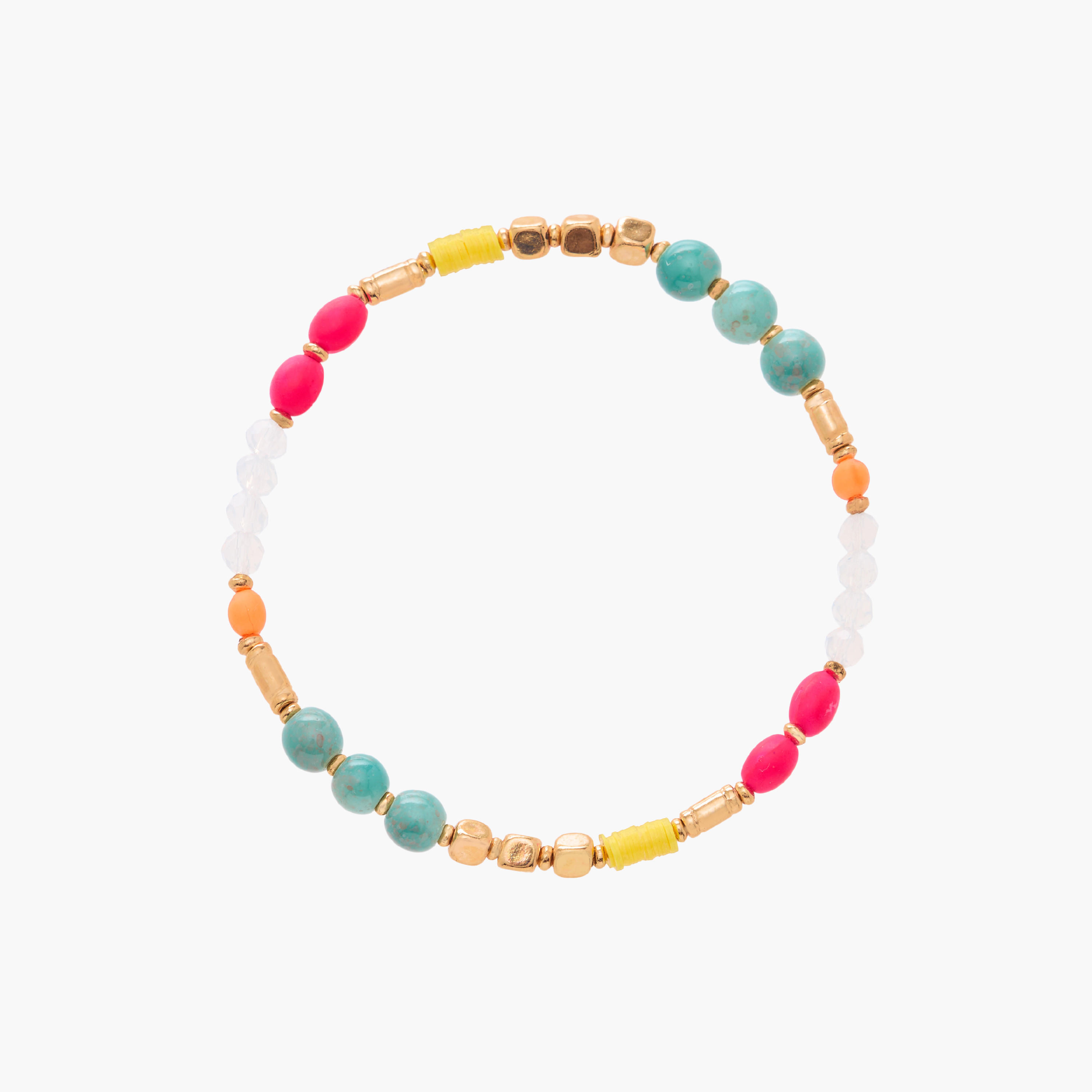 مجموعة من 7 أساور خرز مطاطية-women-watchesandjewellery-jewellery-banglesandbracelets-image-4