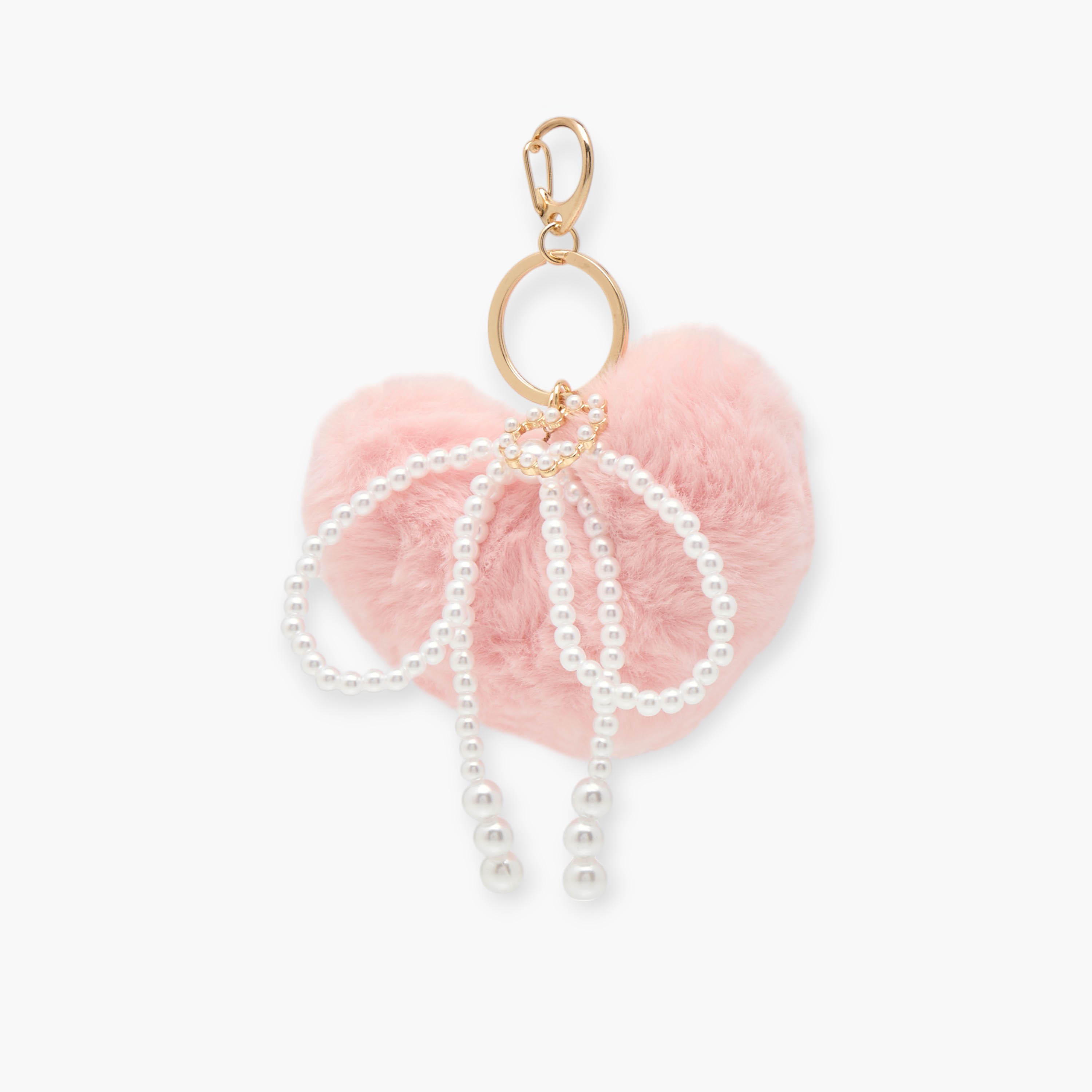 دلّاية شنطة بتصميم قلب فرو صناعي وتزيينات لؤلؤ-women-clothingaccessories-novelties-image-1