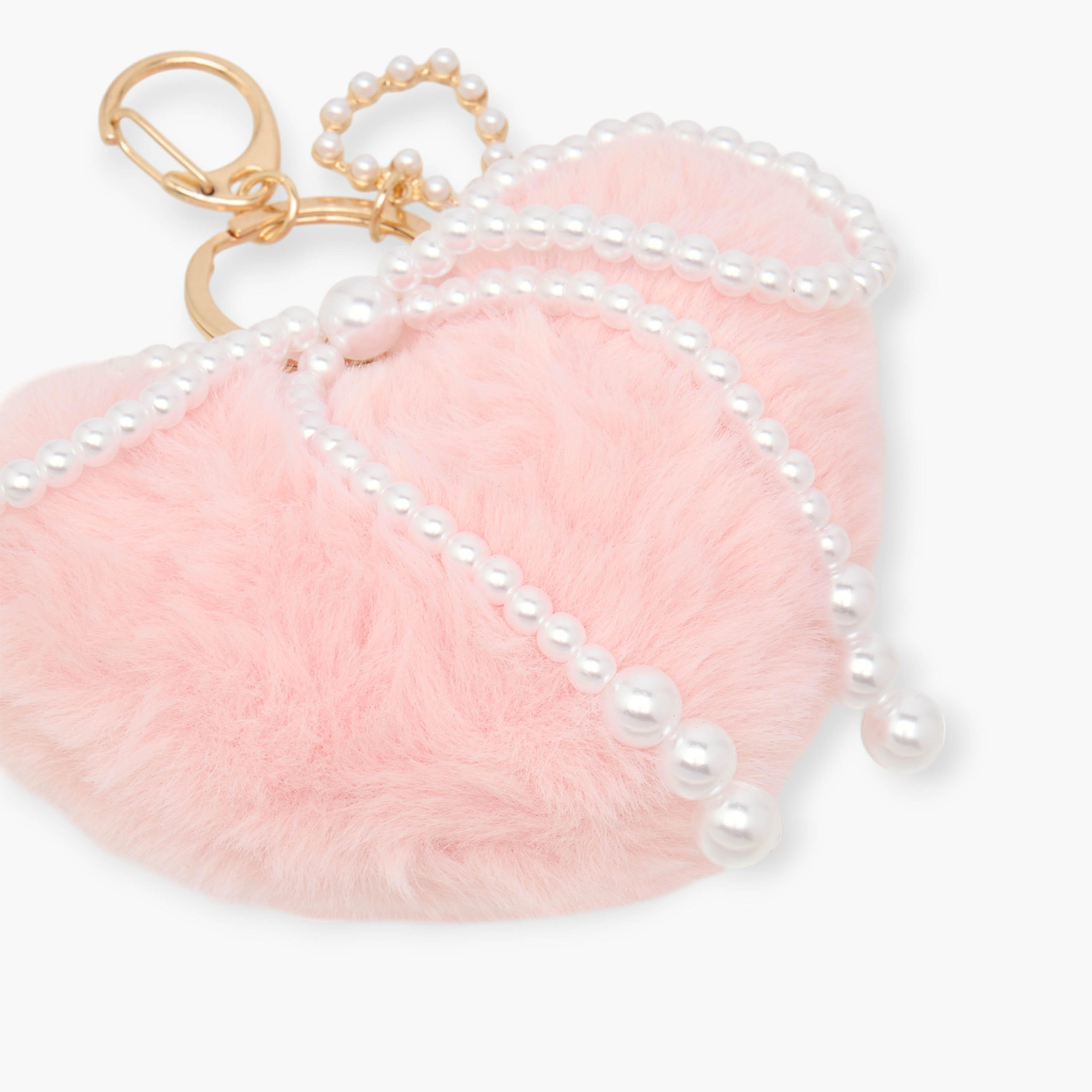 دلّاية شنطة بتصميم قلب فرو صناعي وتزيينات لؤلؤ-women-clothingaccessories-novelties-image-4
