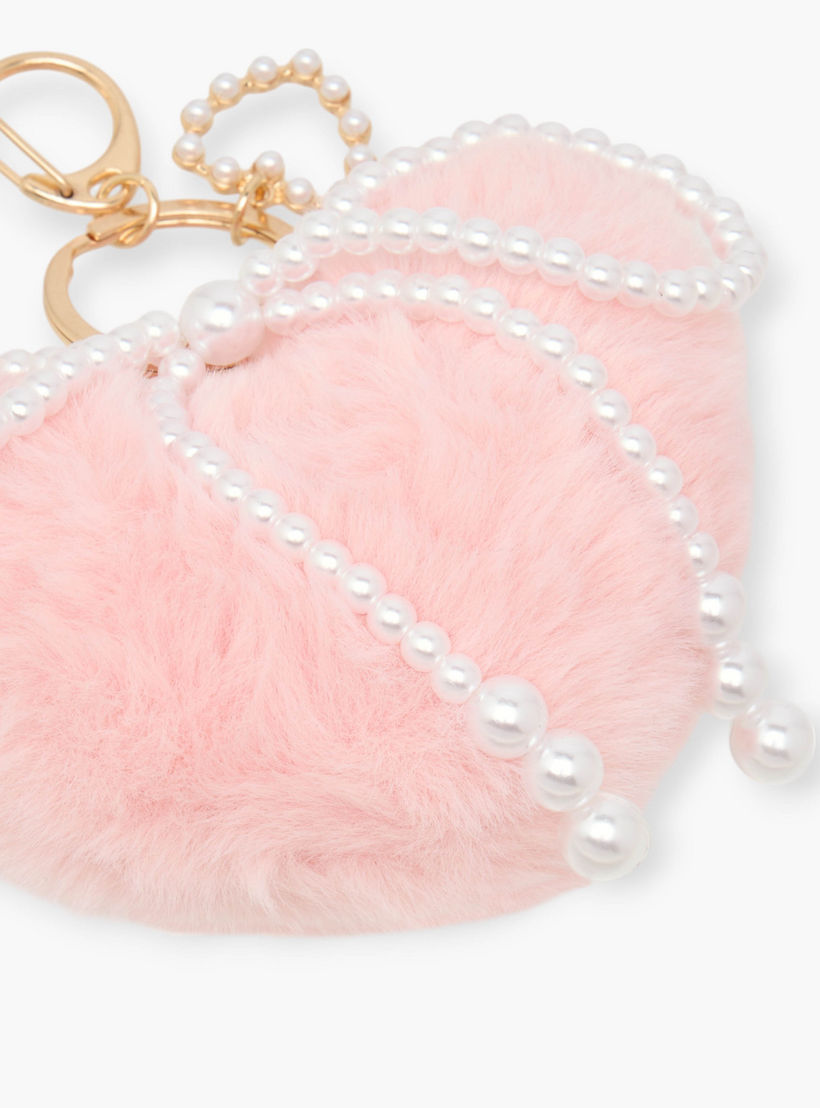 دلّاية شنطة بتصميم قلب فرو صناعي وتزيينات لؤلؤ-women-clothingaccessories-novelties-image-4