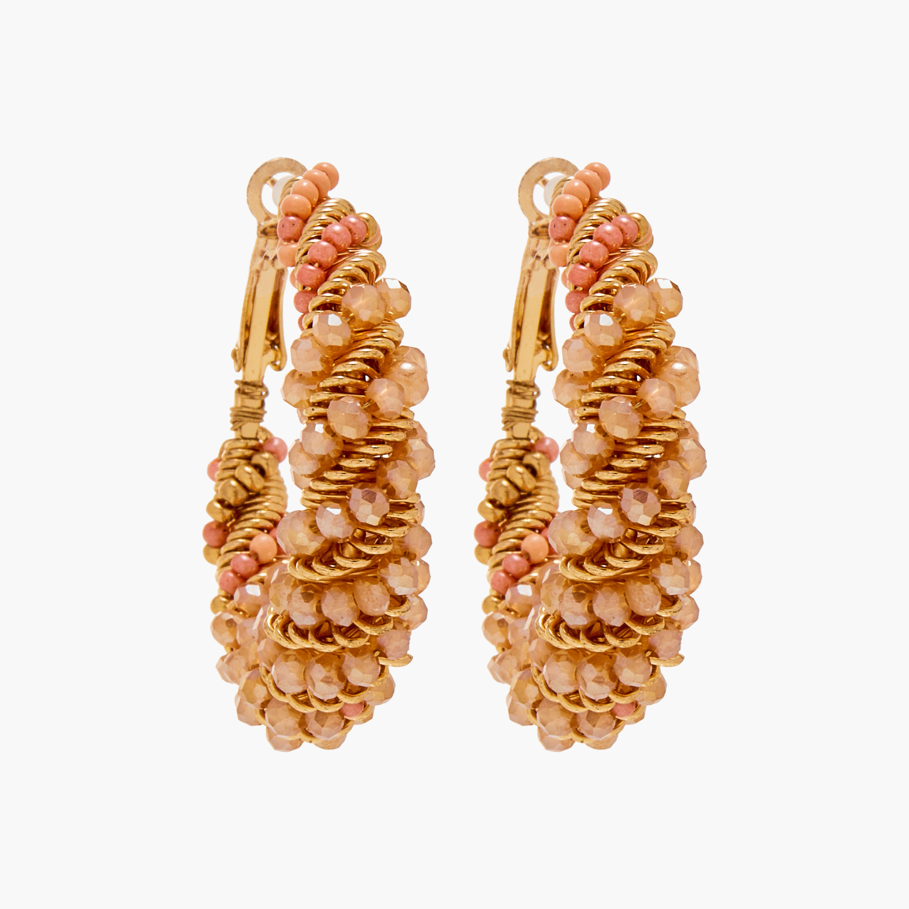 حلق طوق مزين بمشبك إغلاق-women-watchesandjewellery-jewellery-earrings-image-1