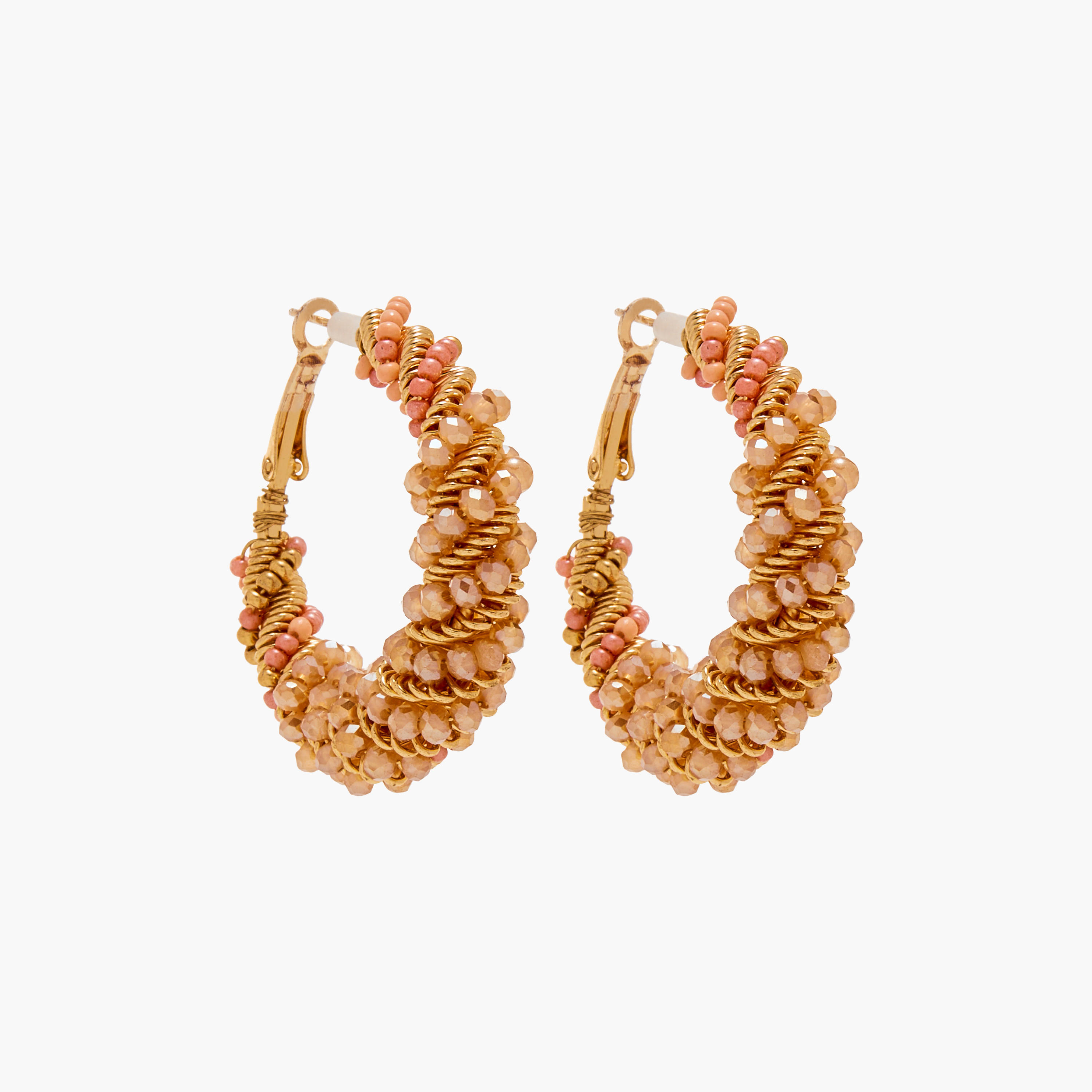 حلق طوق مزين بمشبك إغلاق-women-watchesandjewellery-jewellery-earrings-image-4