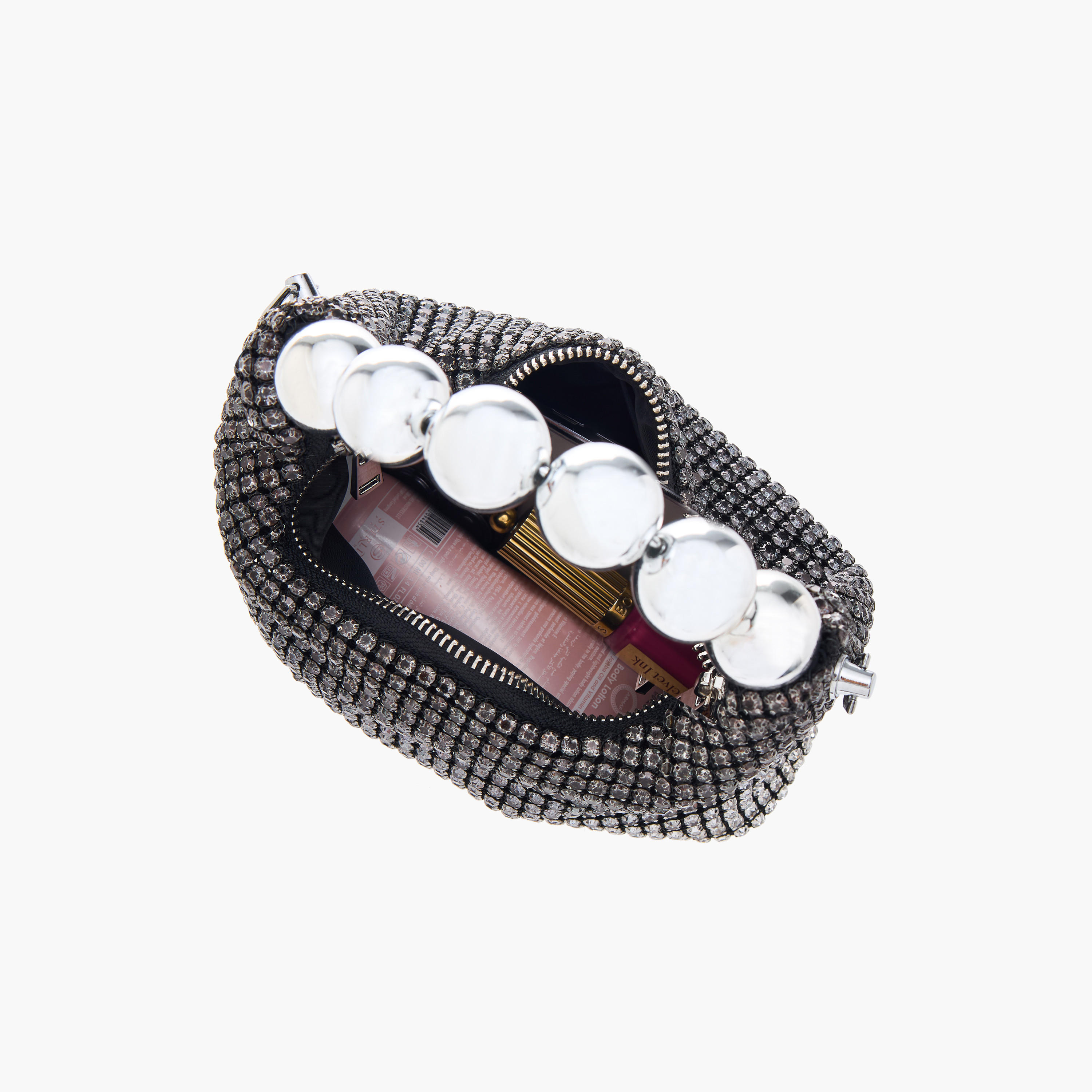 شنطة كروس بودي مزيّنة بحزام سلسلة قابل للفصل وسحاب إغلاق-women-bagsandwallets-handbags-image-8