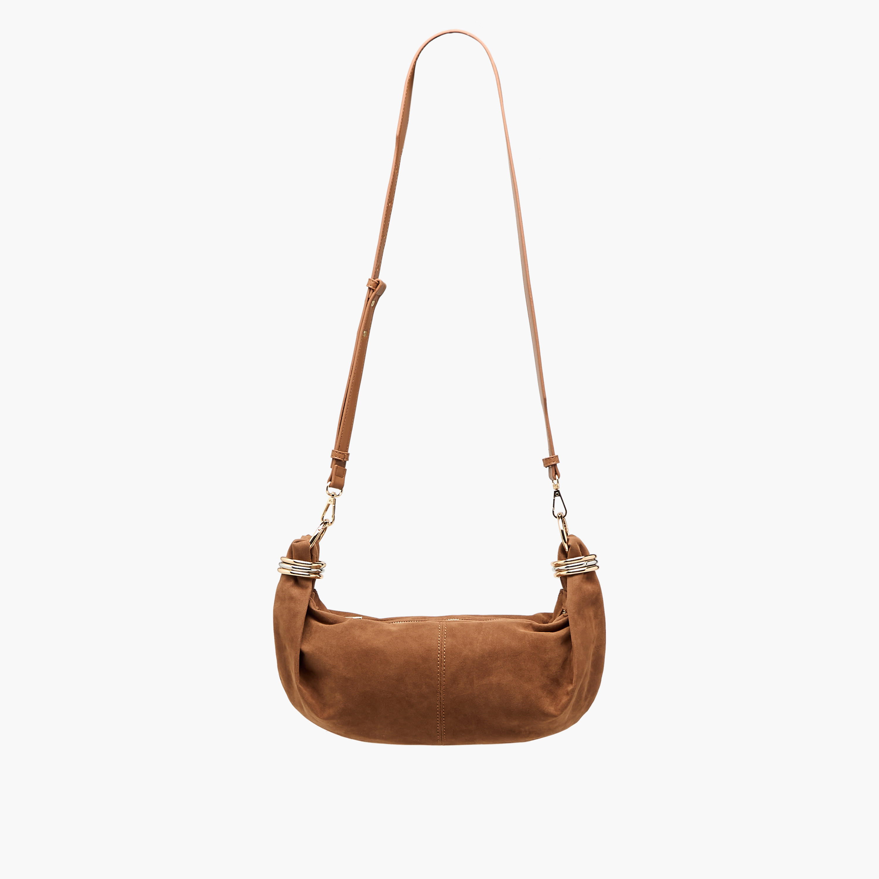 شنطة كتف بحزام قابل للفصل وسحاب إغلاق-women-bagsandwallets-handbags-image-2