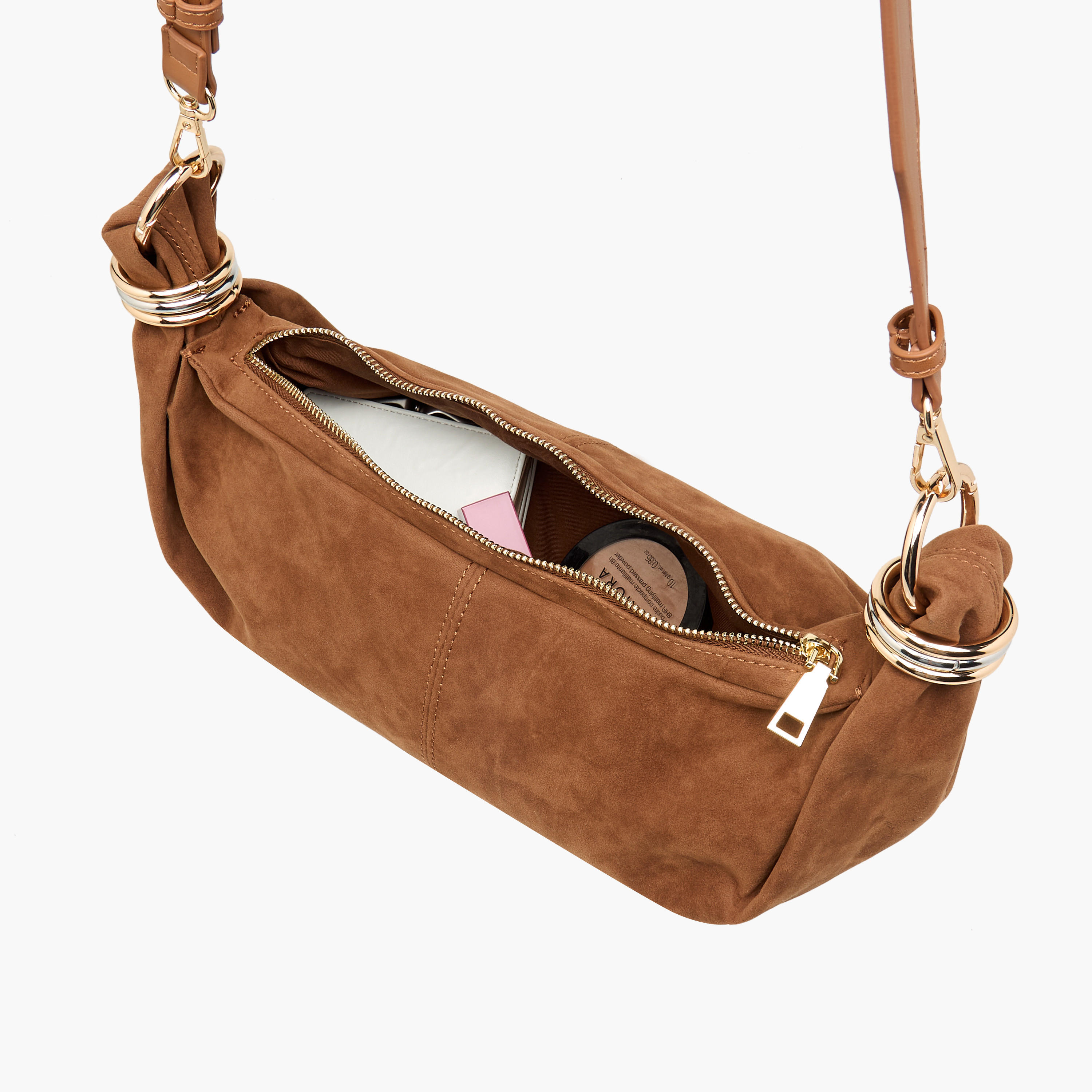 شنطة كتف بحزام قابل للفصل وسحاب إغلاق-women-bagsandwallets-handbags-image-7