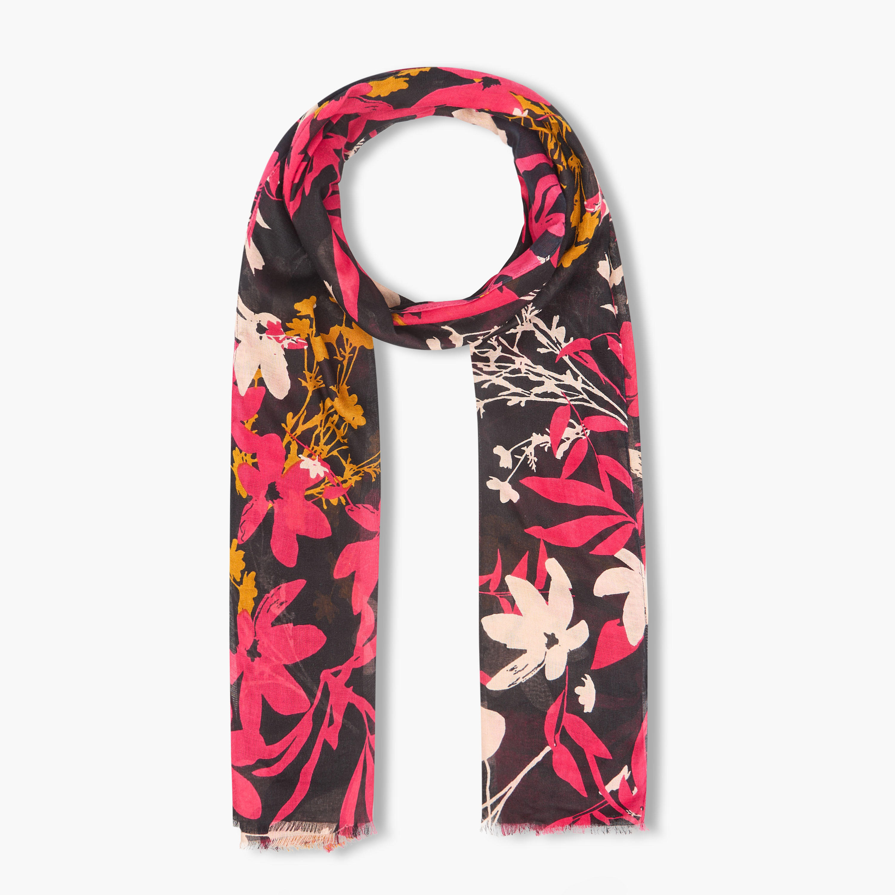 Floral Print Scarf-women-clothingaccessories-scarves-image-1