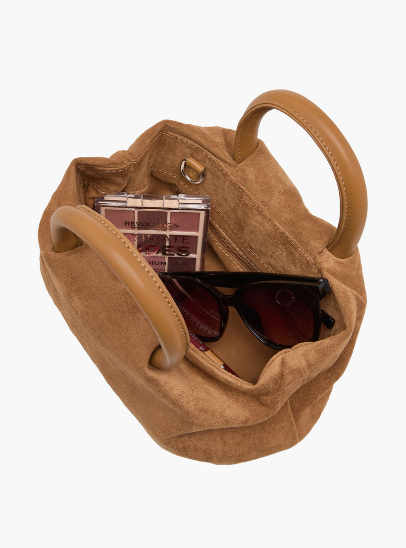 شنطة توتي بملمس سويد بارز ومقبض من الأحجار وإغلاق أزرار-women-bagsandwallets-handbags-image-1