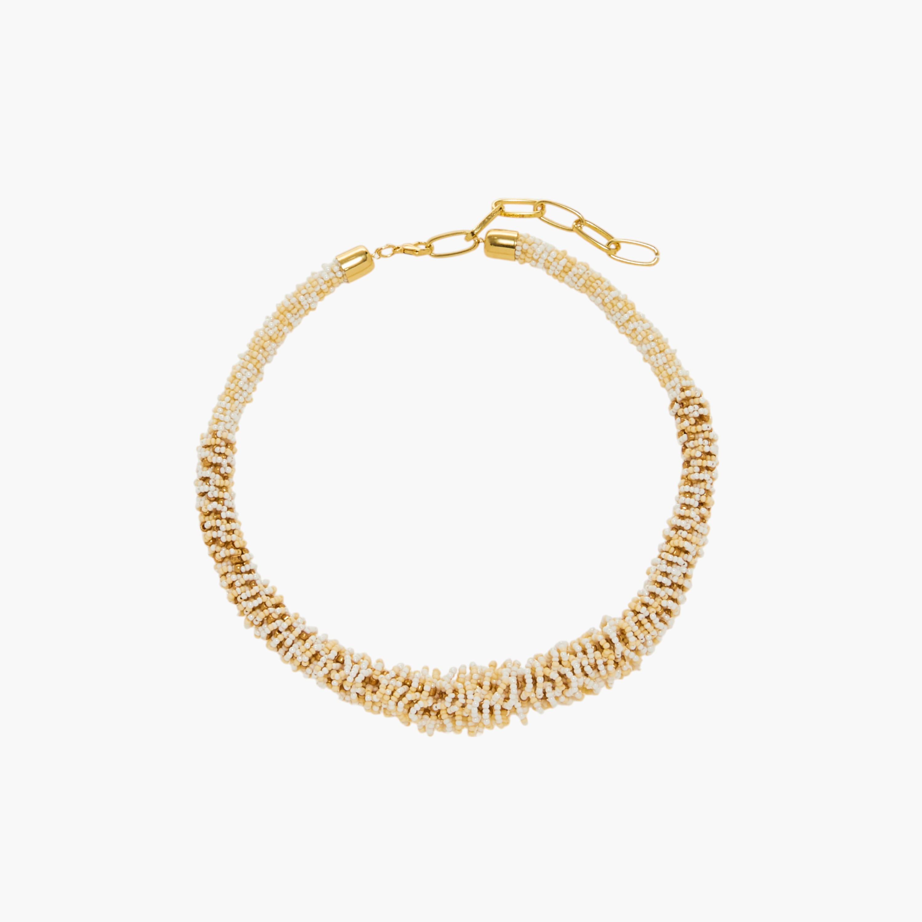 Seed Beaded Necklace with Lobster Clasp Closure-women-watchesandjewellery-jewellery-necklacesandpendants-image-1