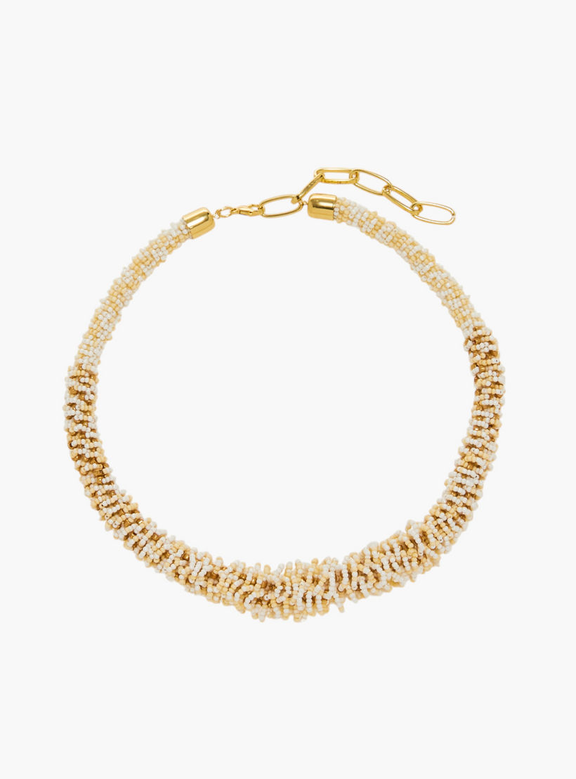 Seed Beaded Necklace with Lobster Clasp Closure-women-watchesandjewellery-jewellery-necklacesandpendants-image-1