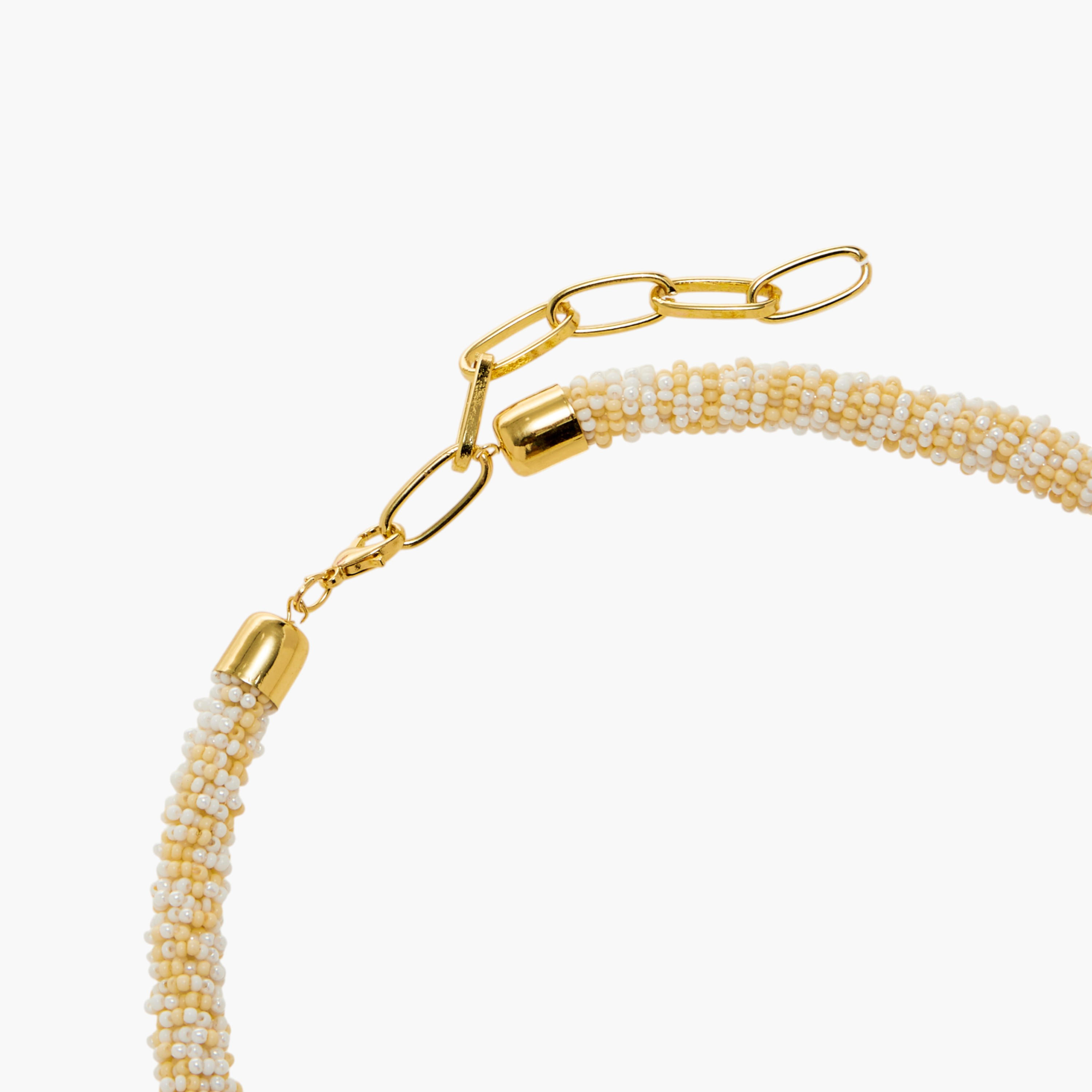 Seed Beaded Necklace with Lobster Clasp Closure-women-watchesandjewellery-jewellery-necklacesandpendants-image-4
