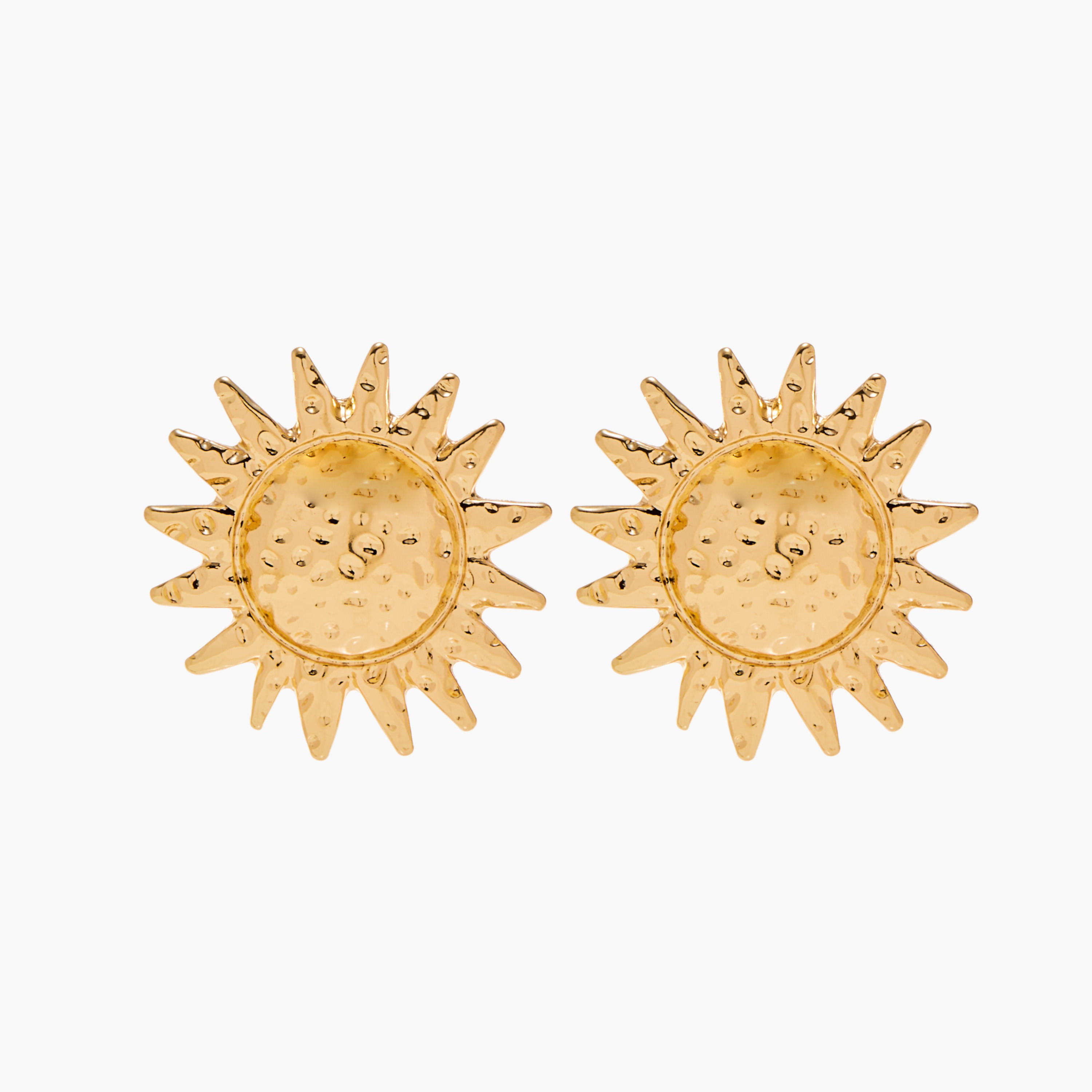 حلق مرصع بتصميم شمس ومكبس إغلاق خلفي-women-watchesandjewellery-jewellery-earrings-image-5